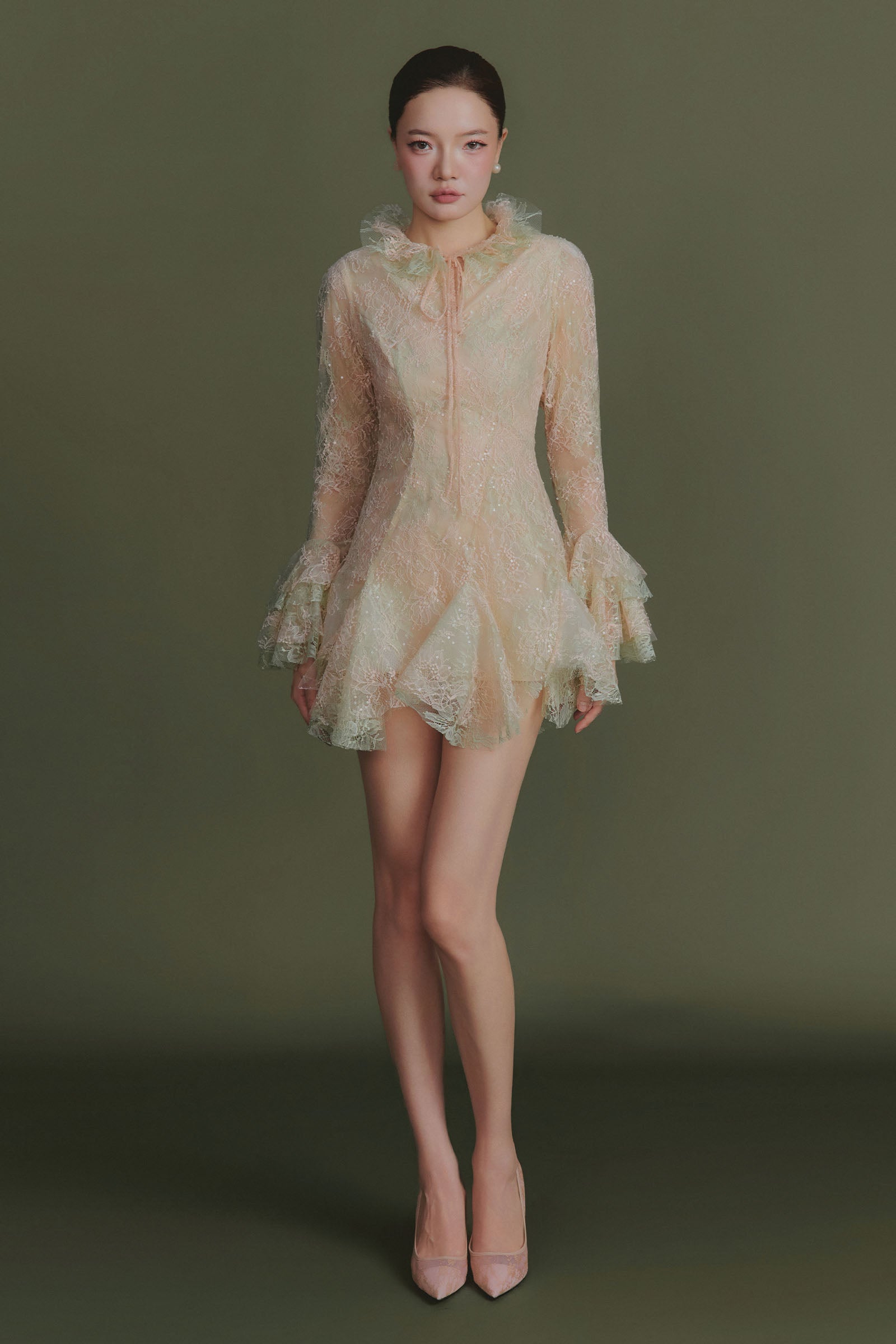 Olivia Tie Mini Dress