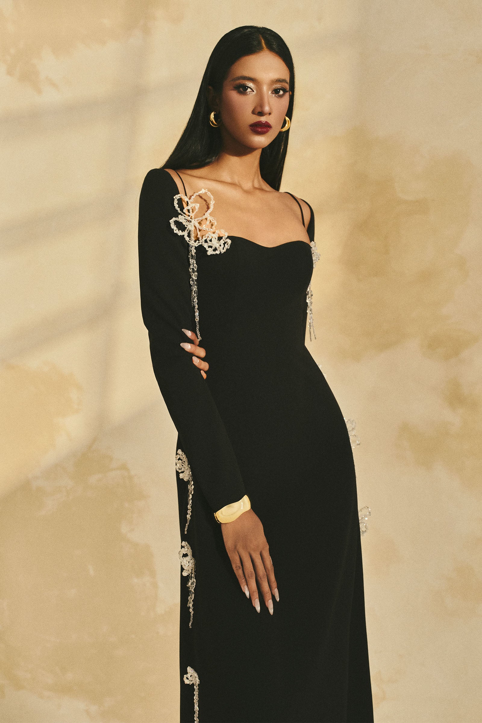 Eir Applique Maxi Dress