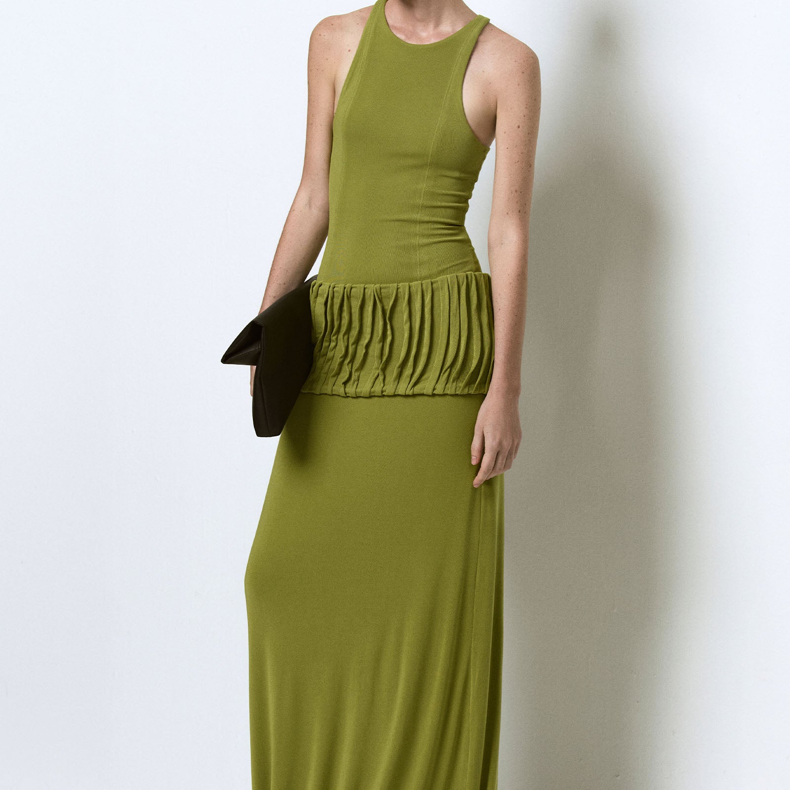 Isadora Ruched Maxi Dress