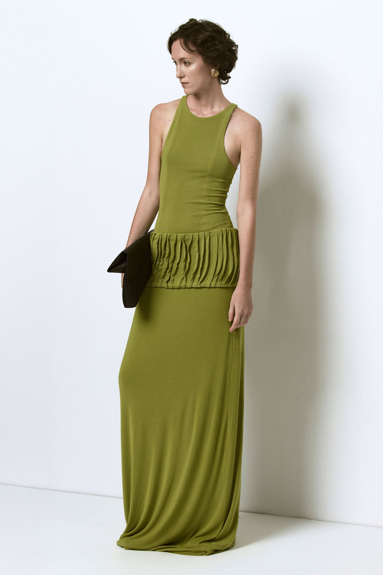Isadora Ruched Maxi Dress
