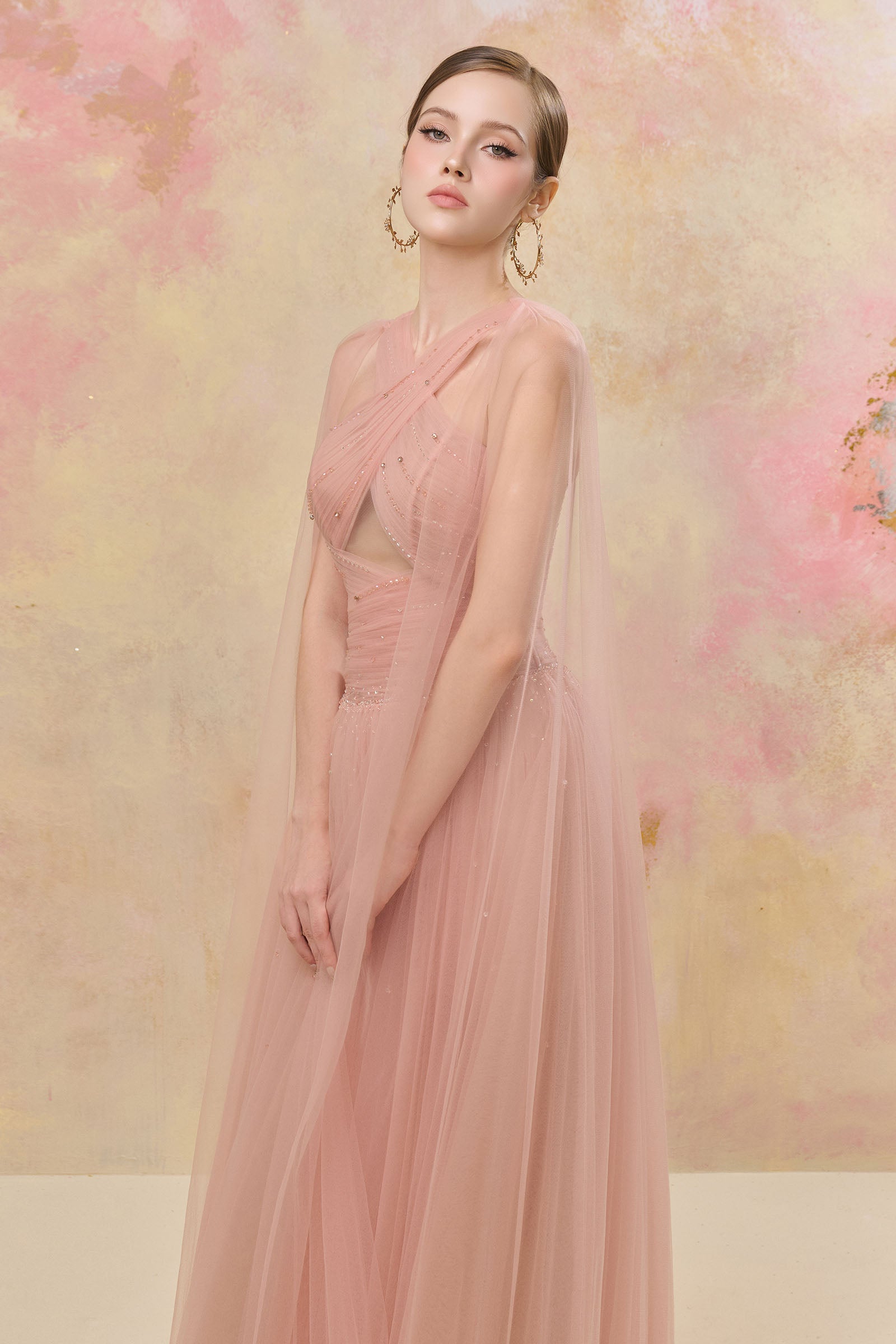 Lyra Crossover Maxi Dress