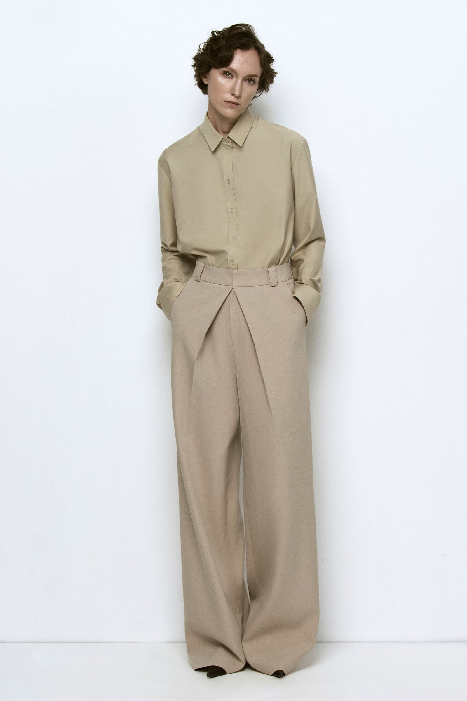 Runa Cuff Sleeve Shirt