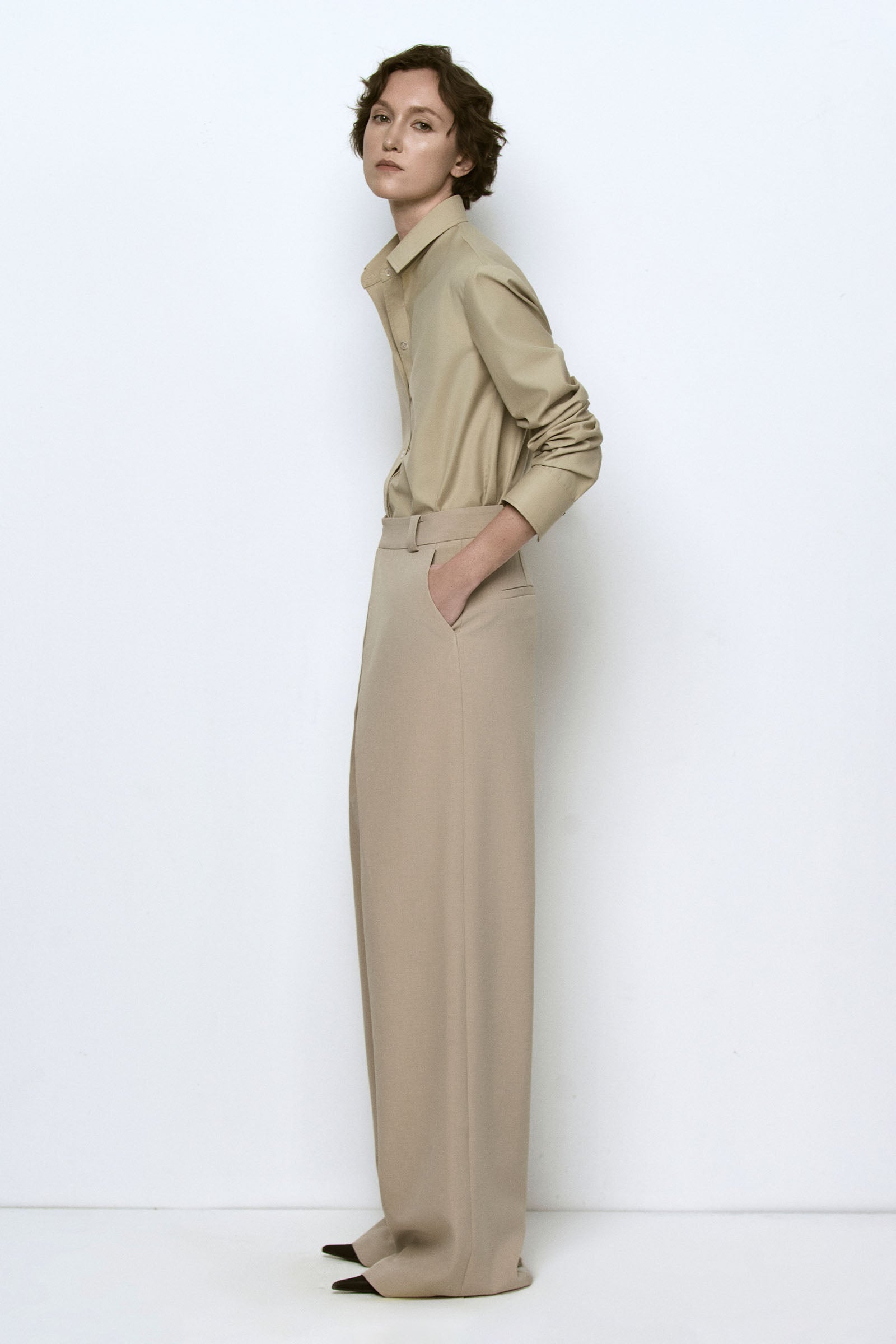 Runa Cuff Sleeve Shirt