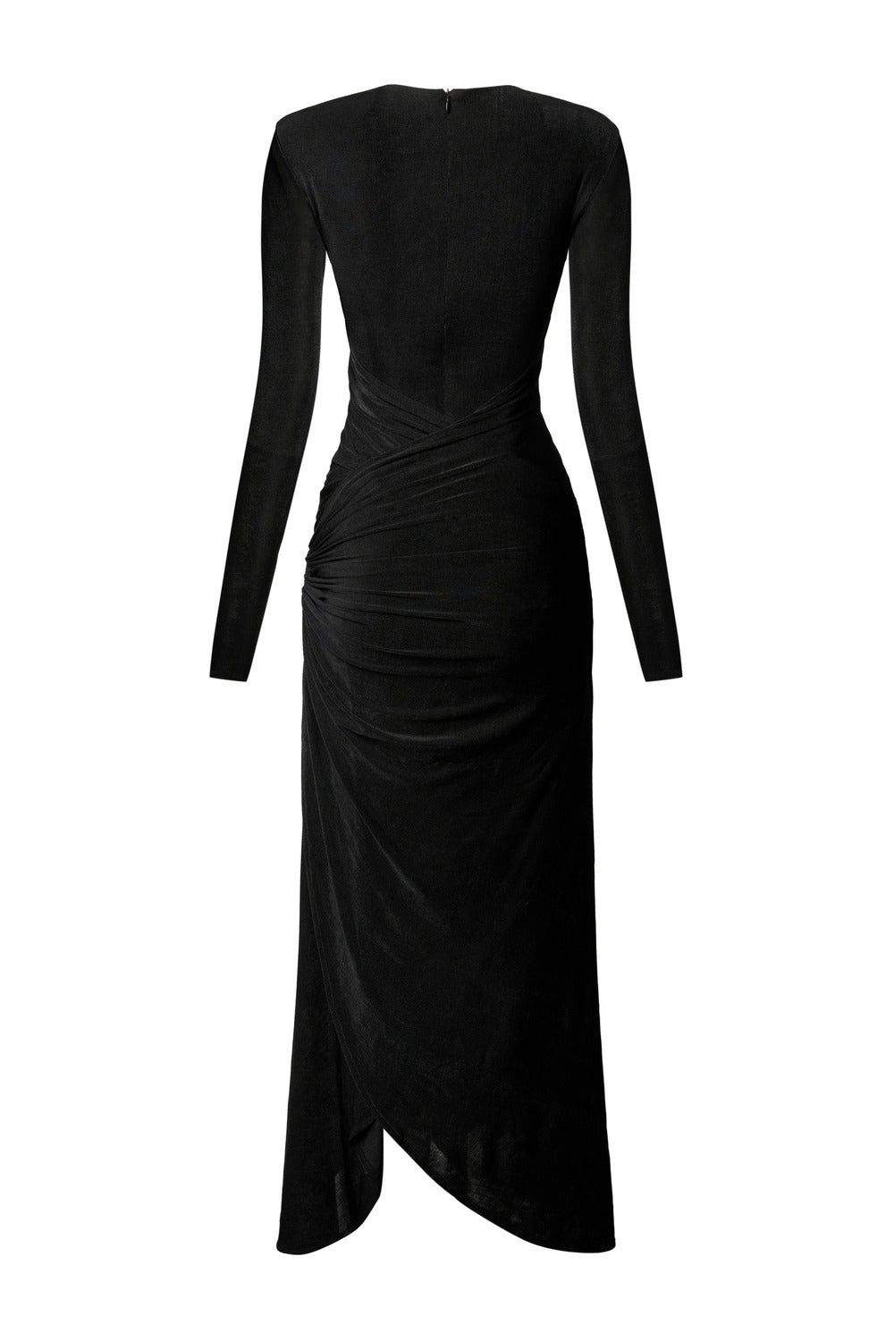 Glory Bodycon Gathered Spandex Ankle Length Dress