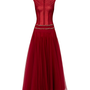 Karina A-line Sleeveless Polyester Ankle Length Dress