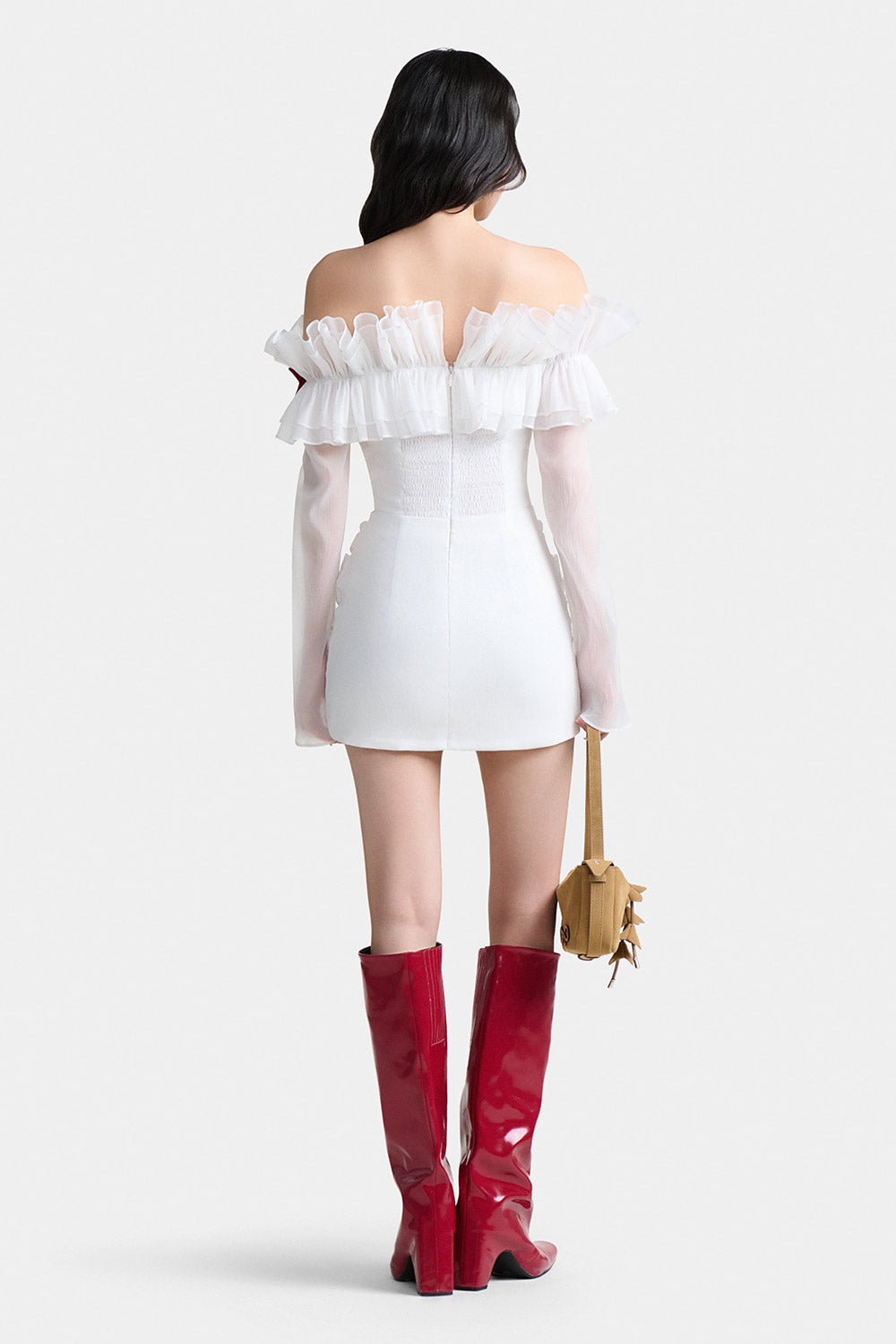 Oh First Kiss Off-Shoulder Dress