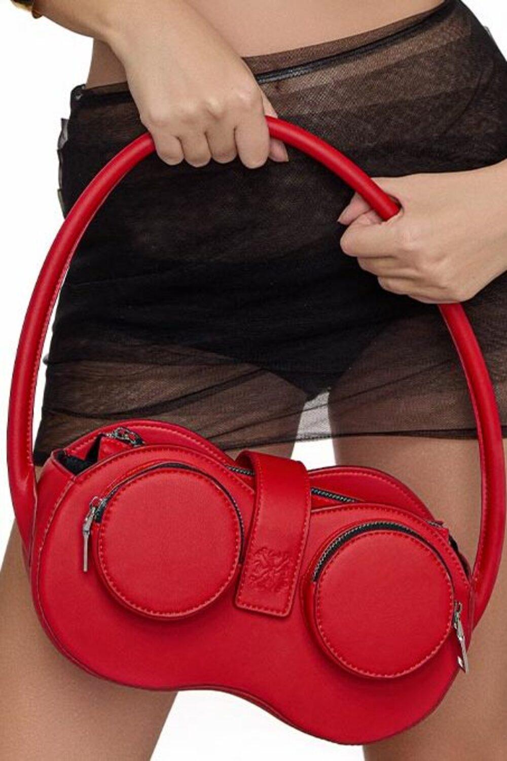 Cherries Leather Bag