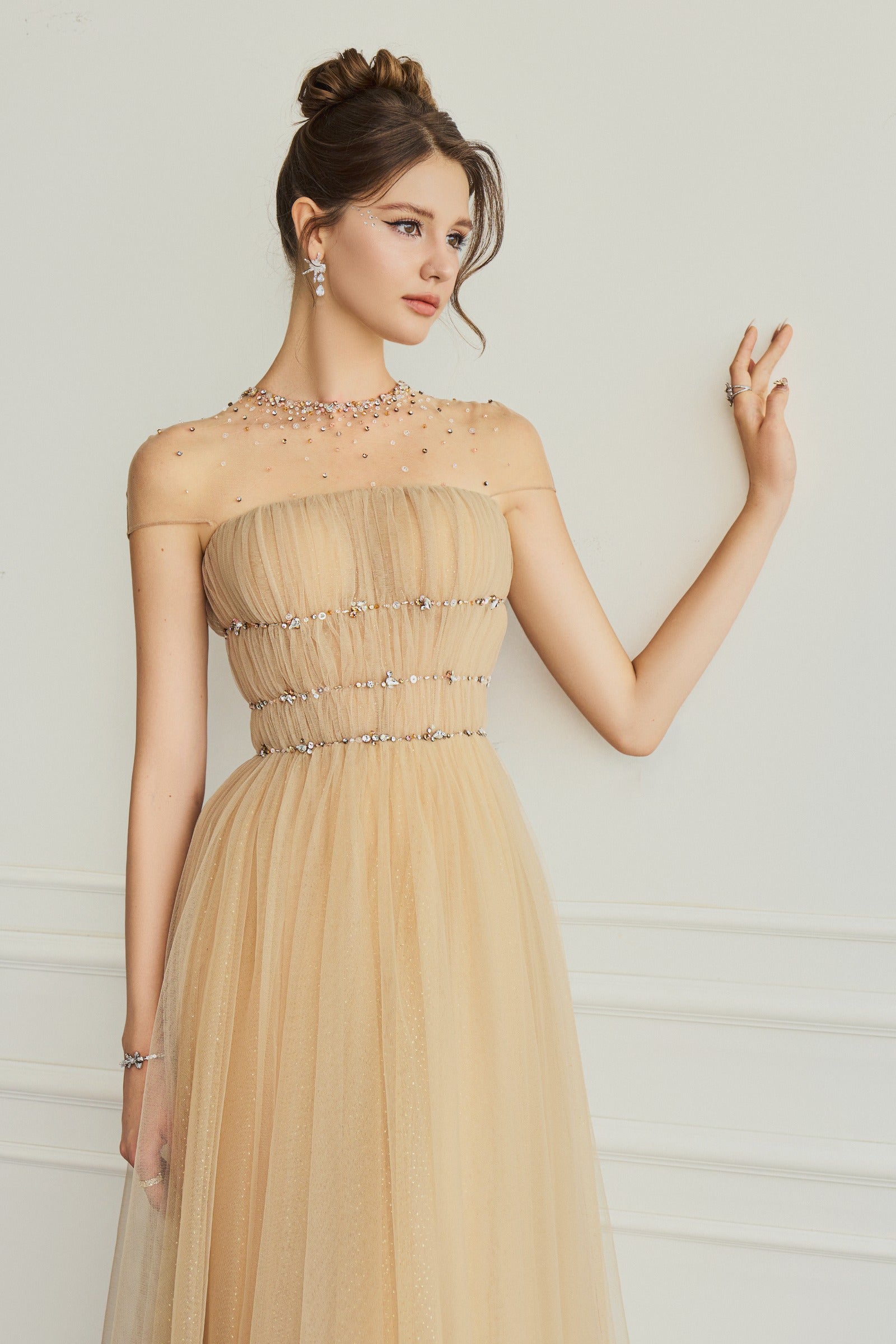 Isolde Ruched Midi Dress