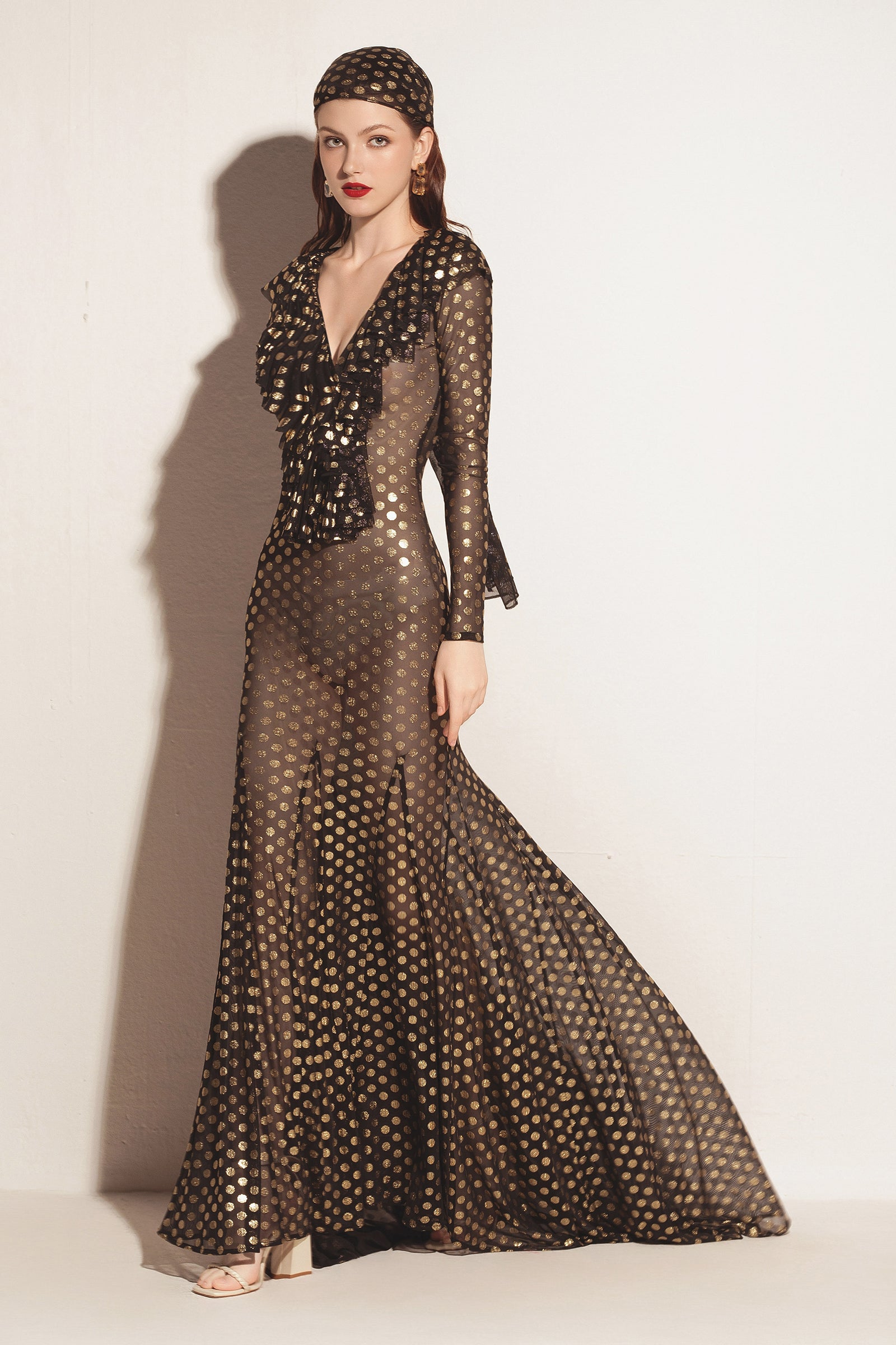 Laerina Ruffle Maxi Dress