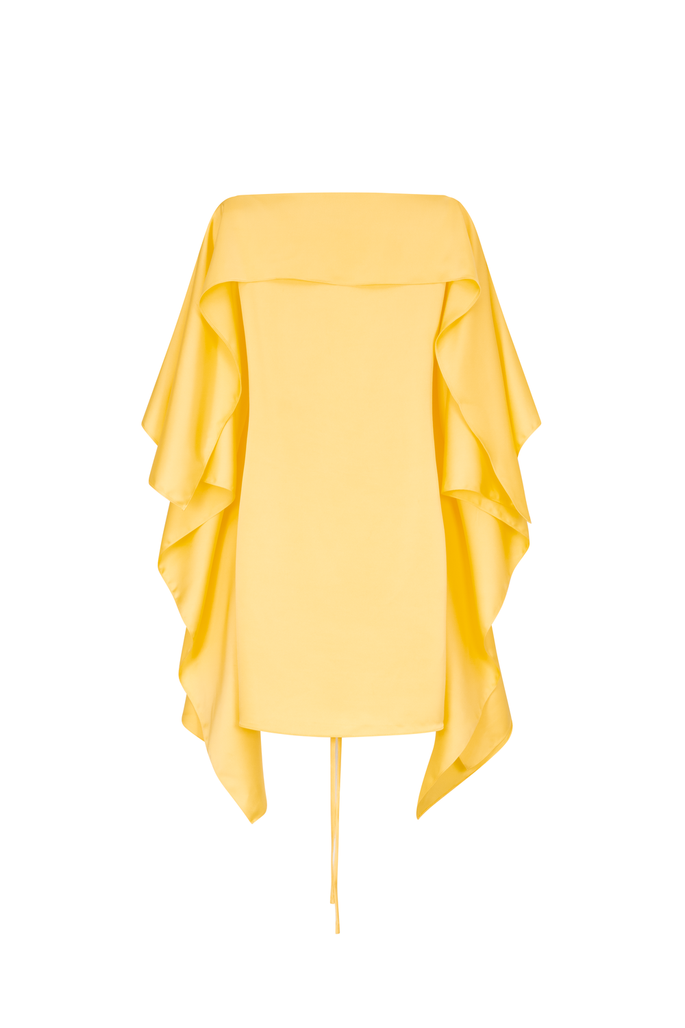 Garenne Cape Sleeve Mini Dress
