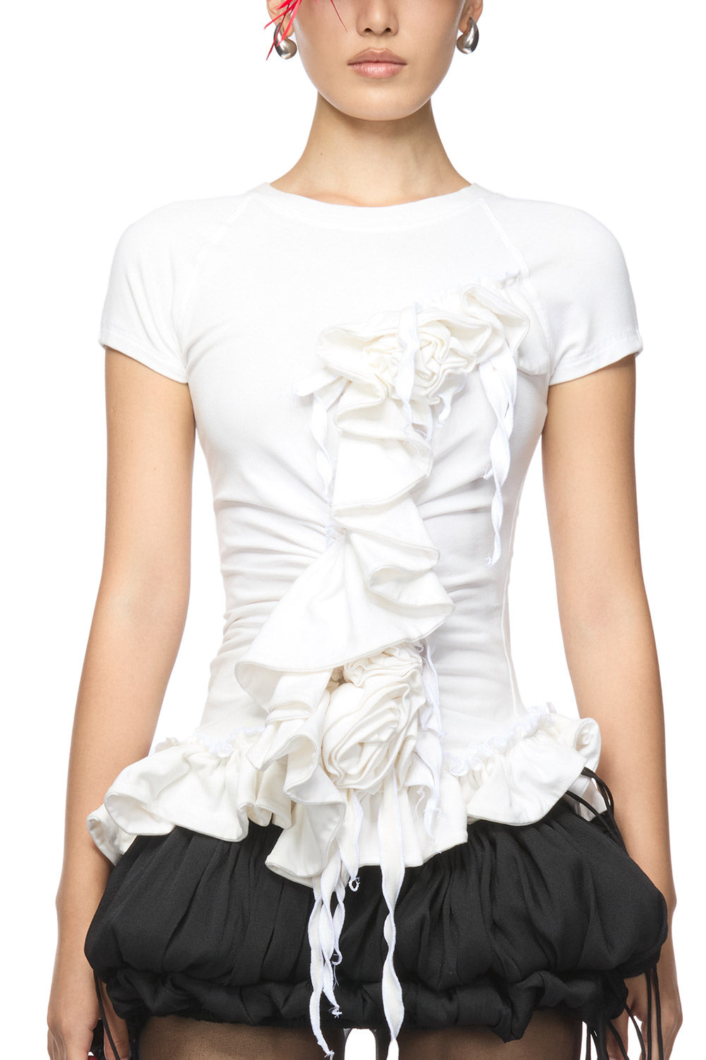 Osborn Bodycon Boat Neck Spandex Top