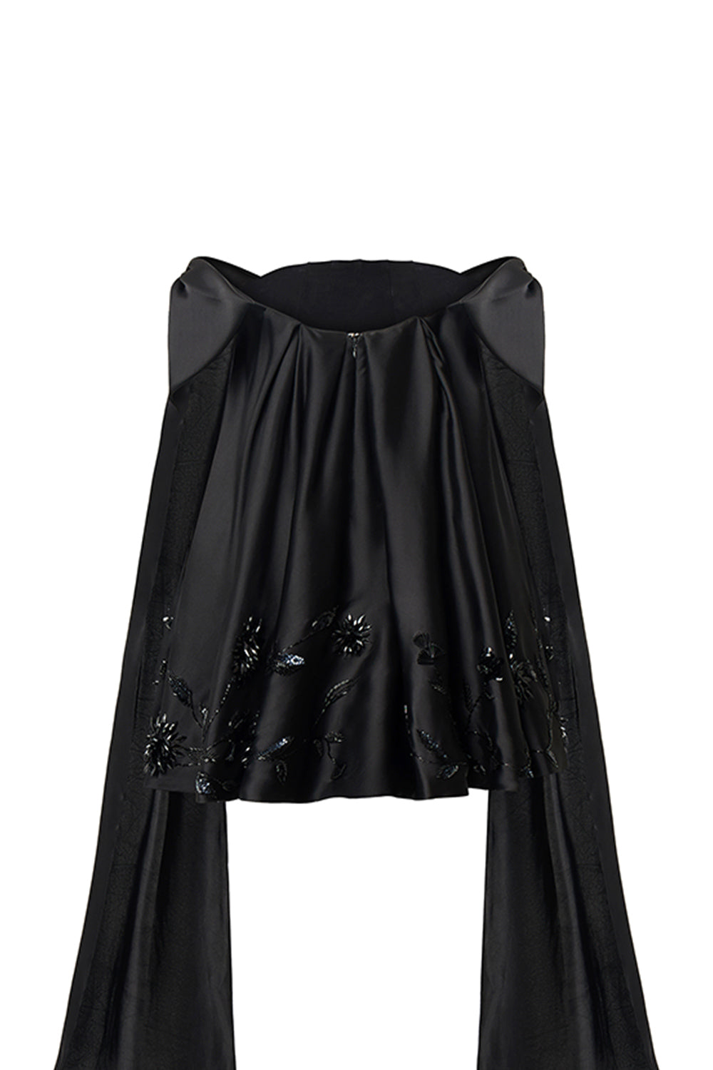 Sutton Babydoll Off-Shoulder Mesh Mini Dress