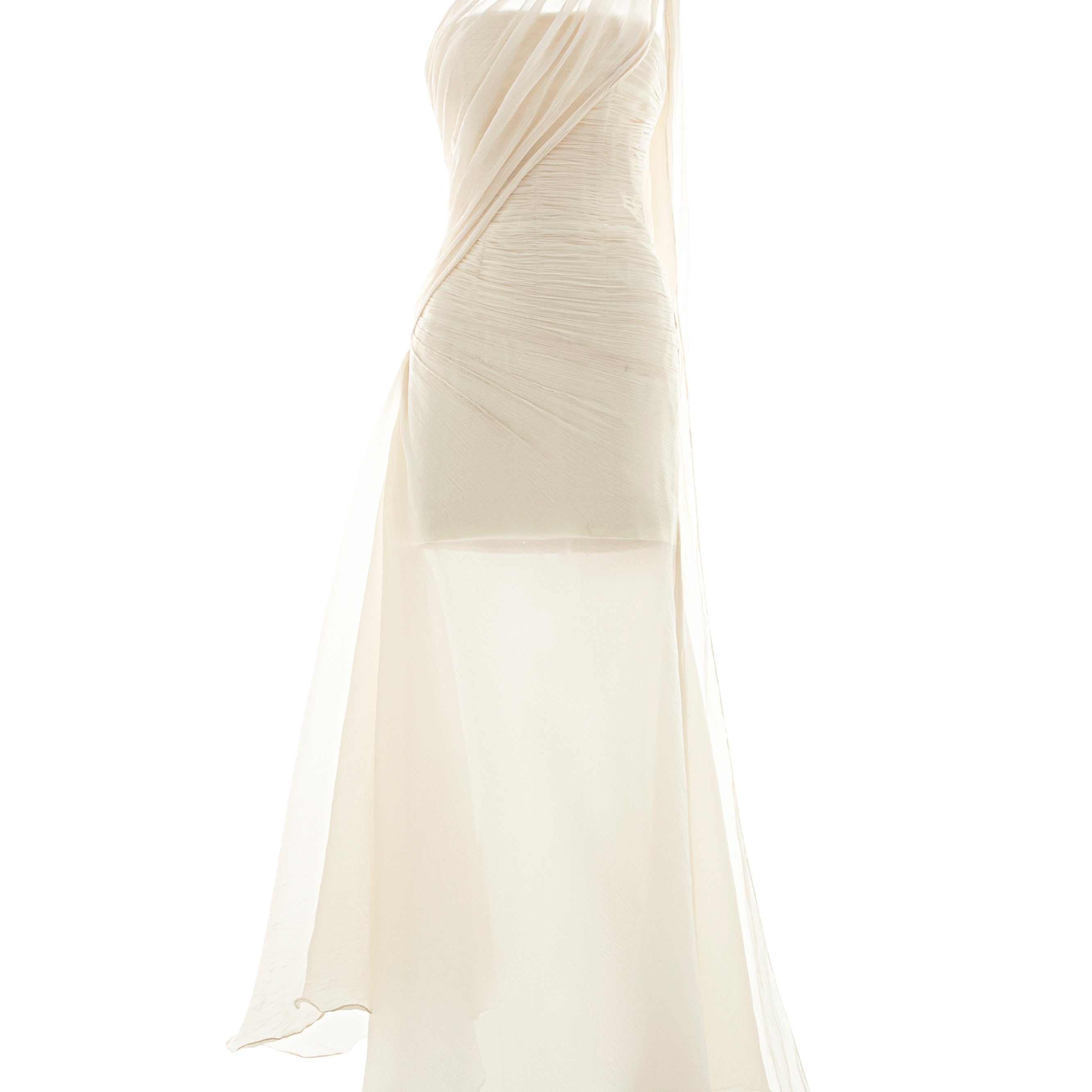 Persian Scarf Gathering Maxi Dress