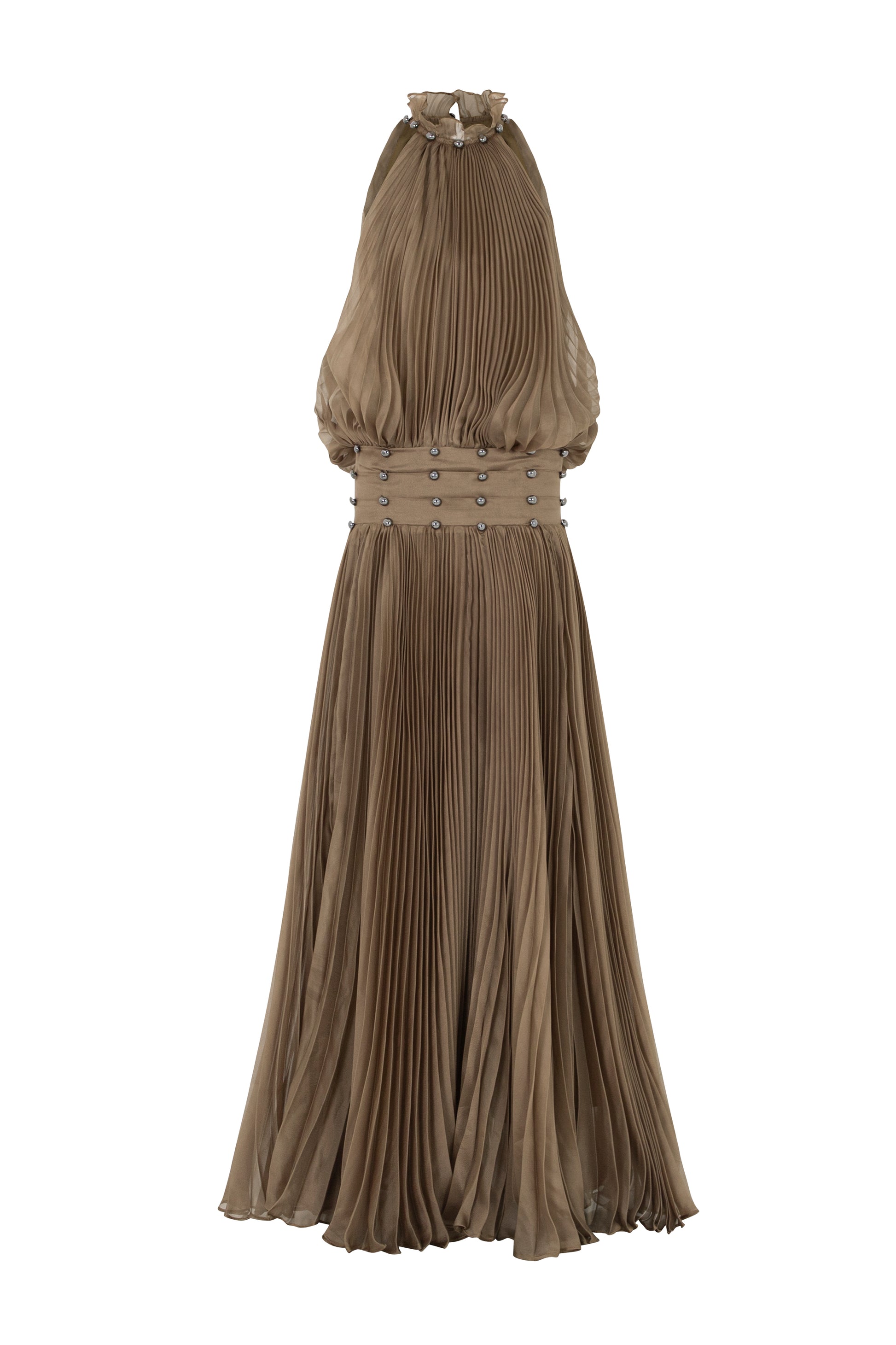 Madive Halter Button Maxi Dress