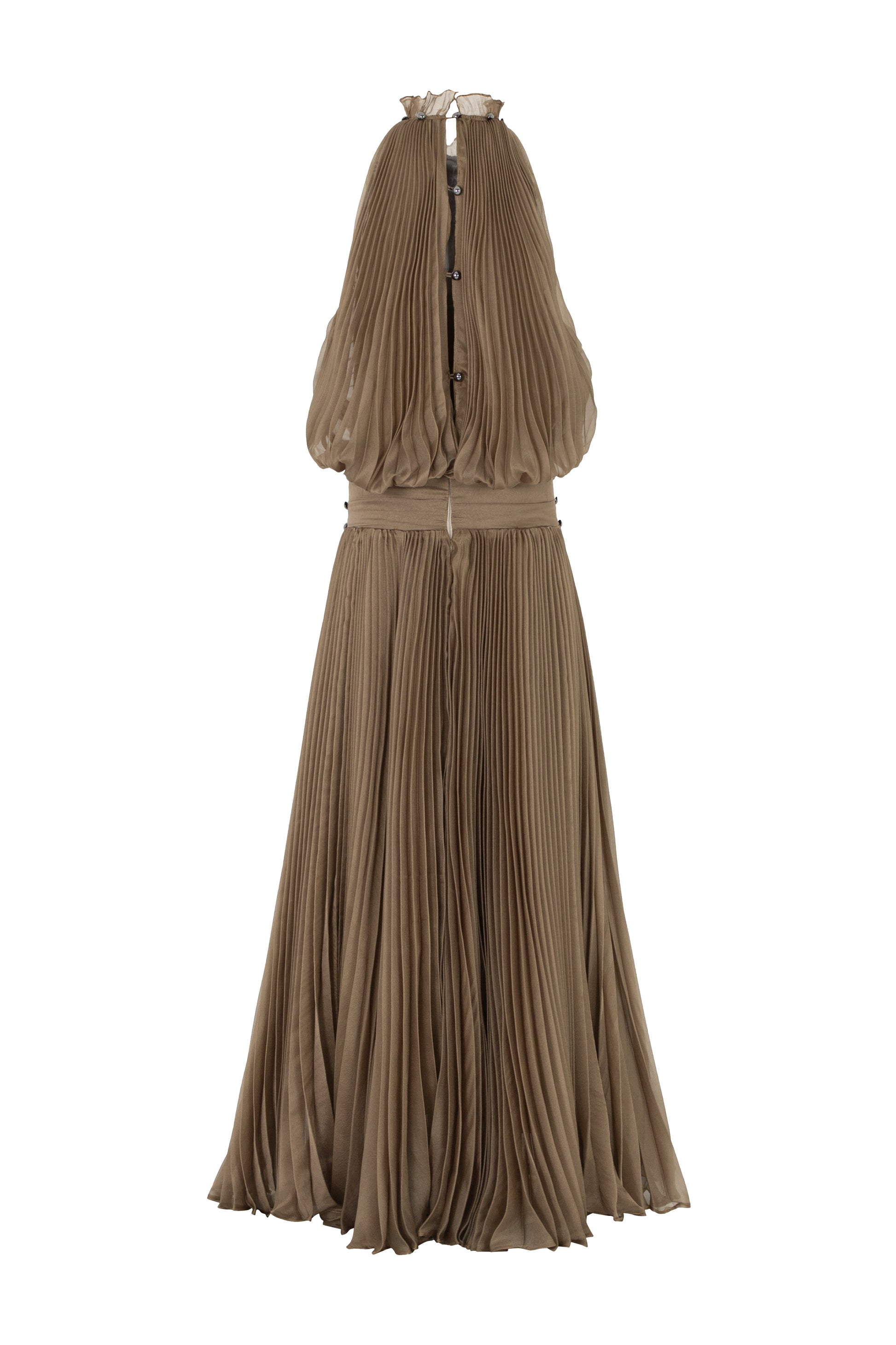 Madive Halter Button Maxi Dress