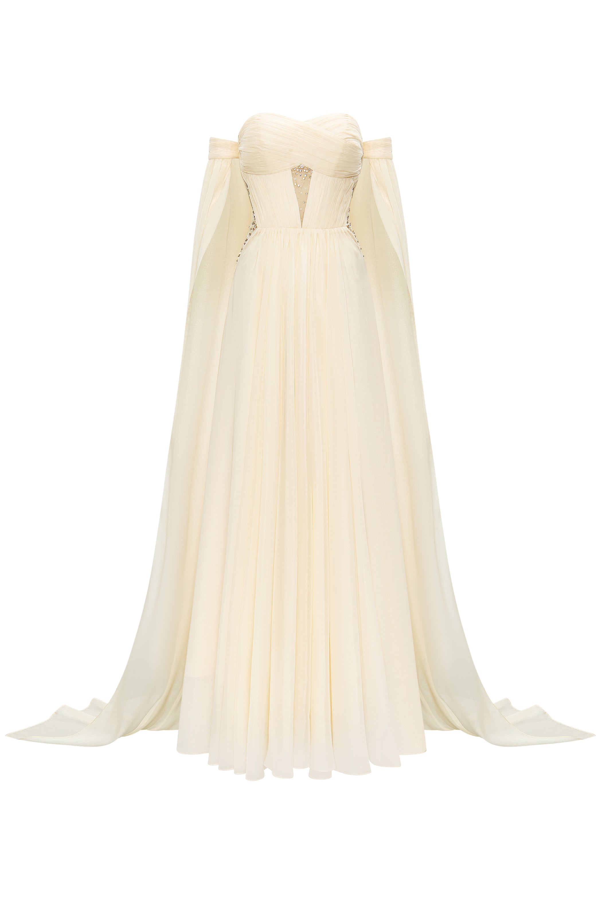 Glacyn Sweetheart Gathering Maxi Dress