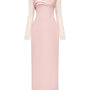 Luretta Sheath Draped Maxi Dress