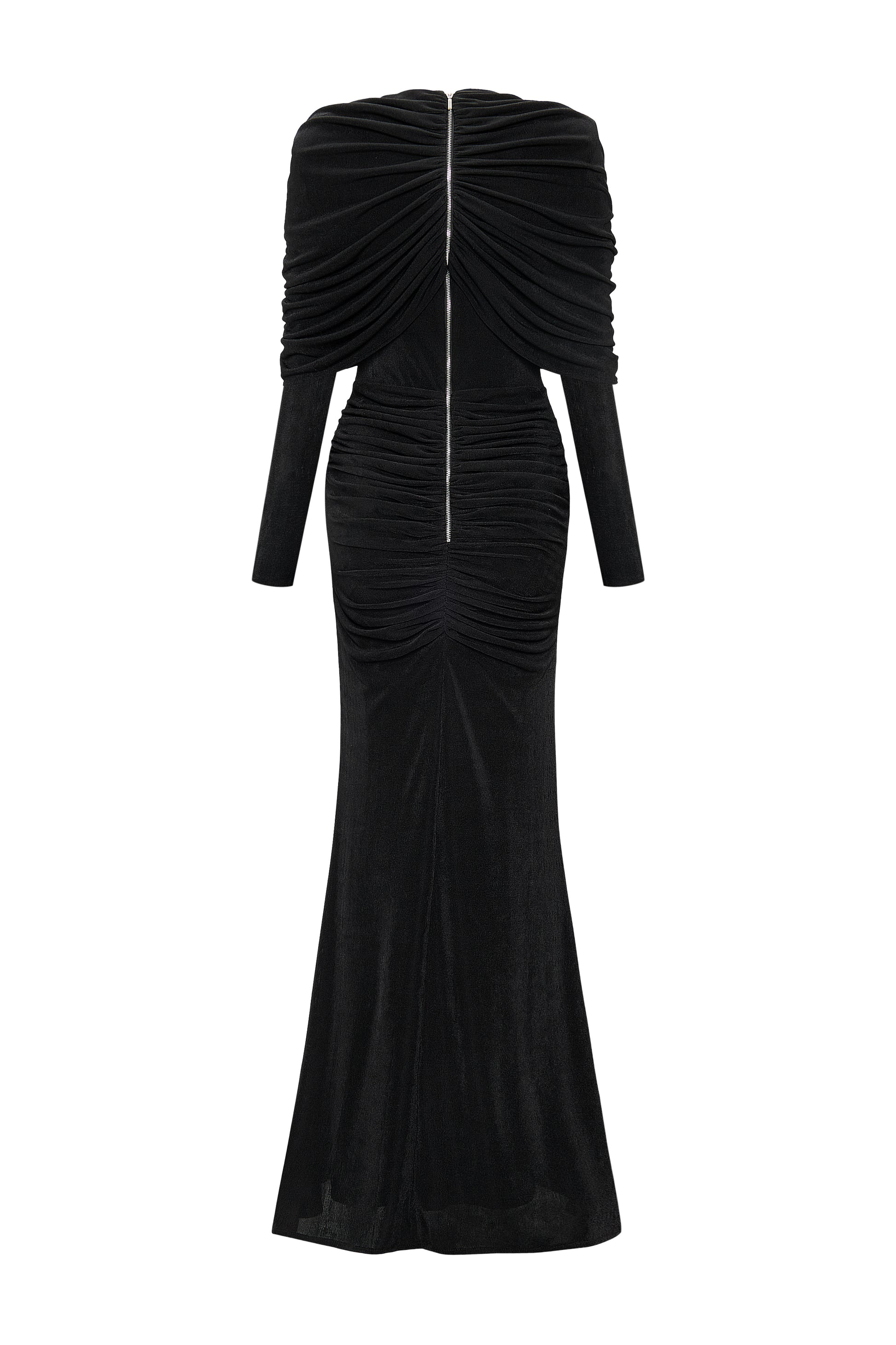 Lunavex Sheath Gathering Maxi Dress