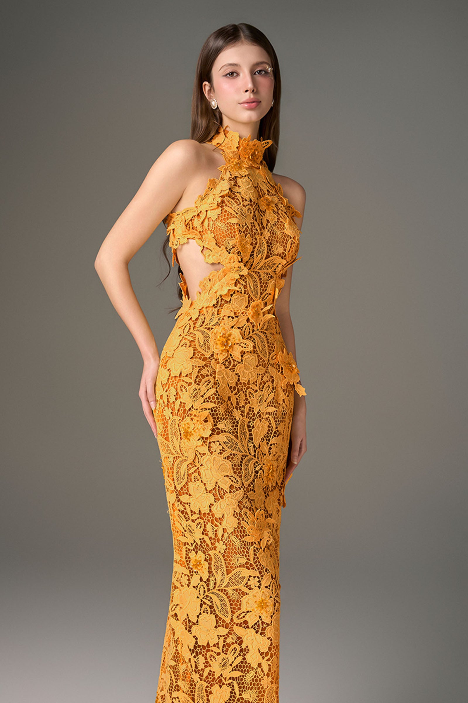 Zeph Halter Midi Dress