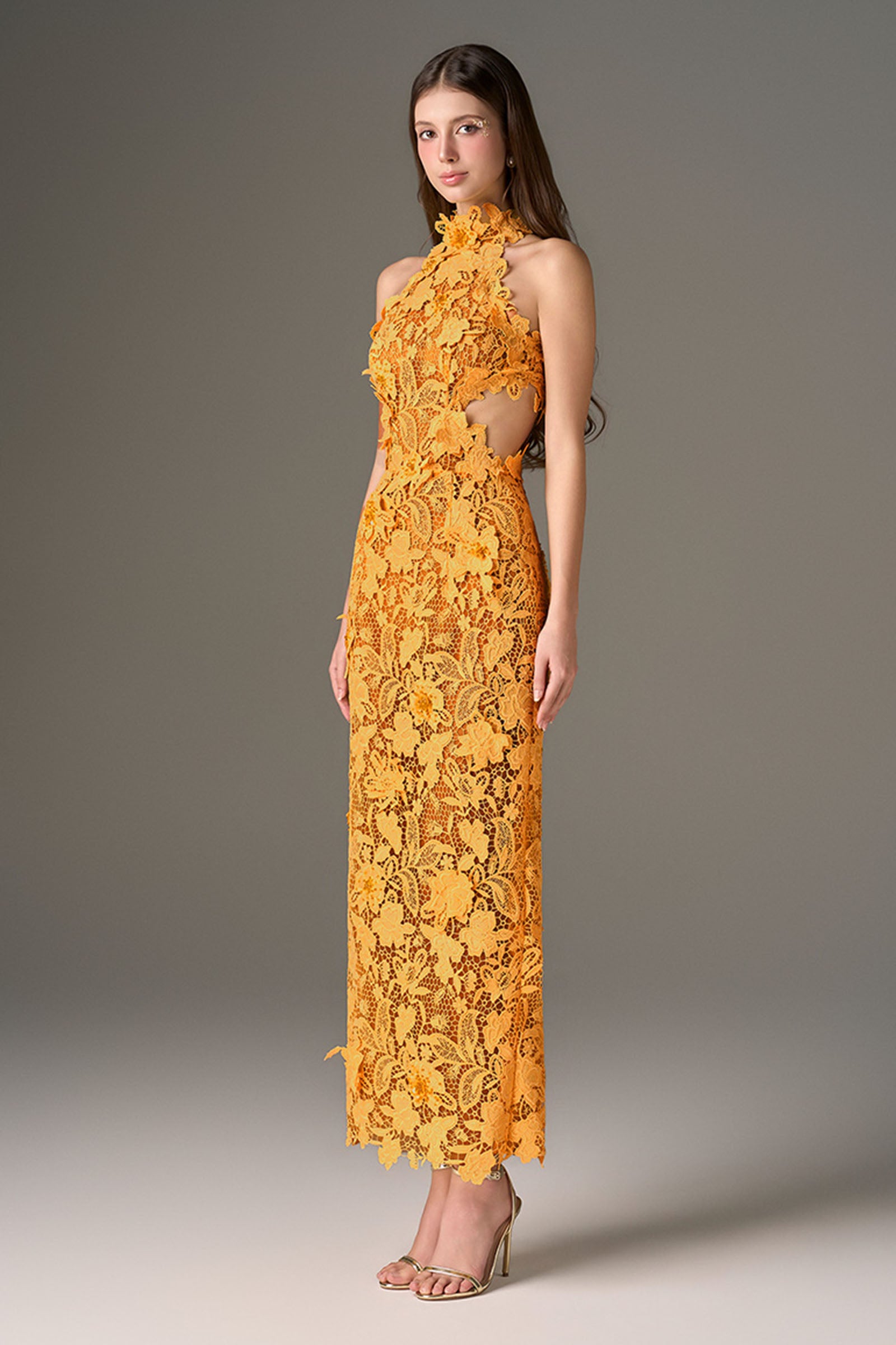 Zeph Halter Midi Dress