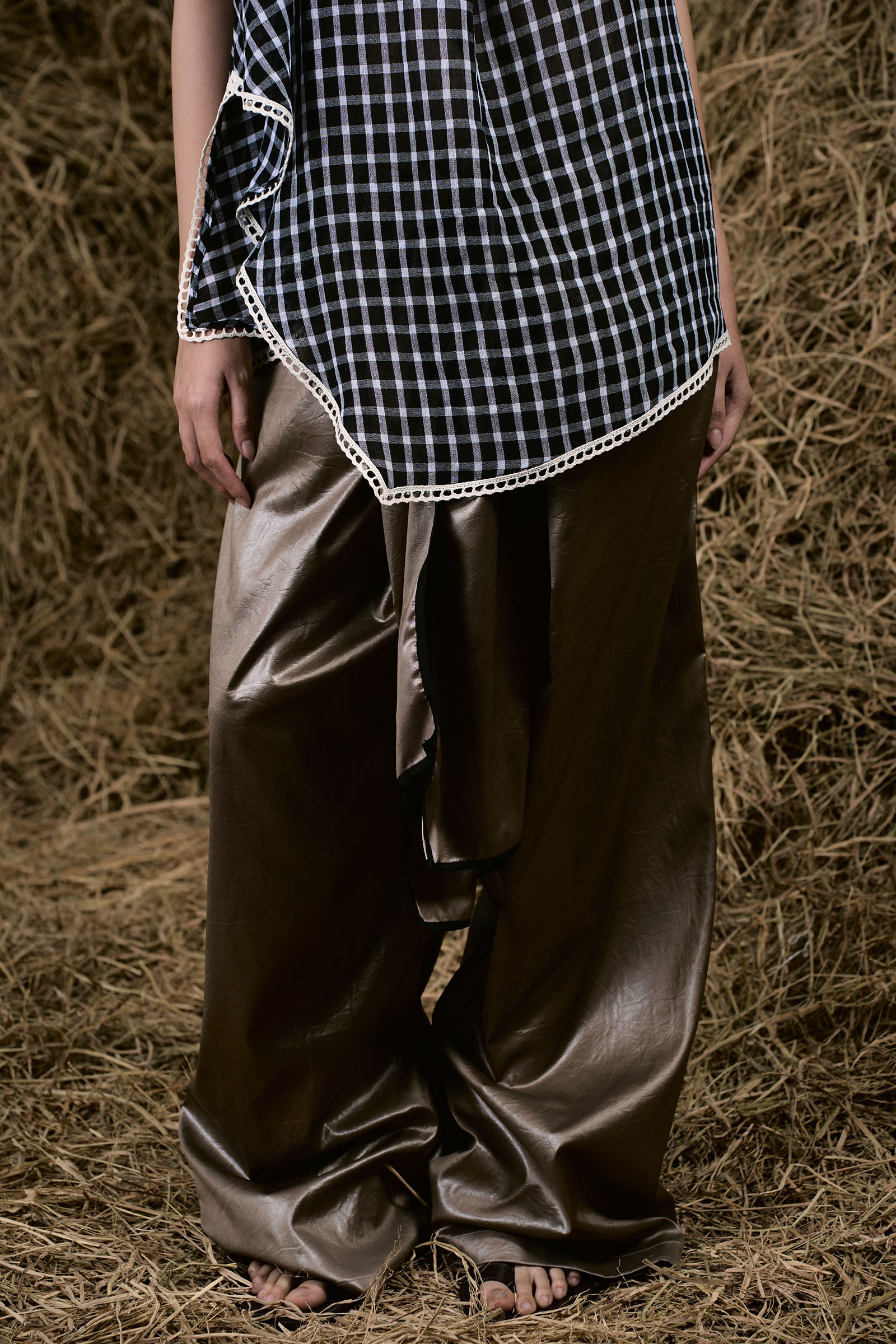 Hao Hon Ribbon Pants