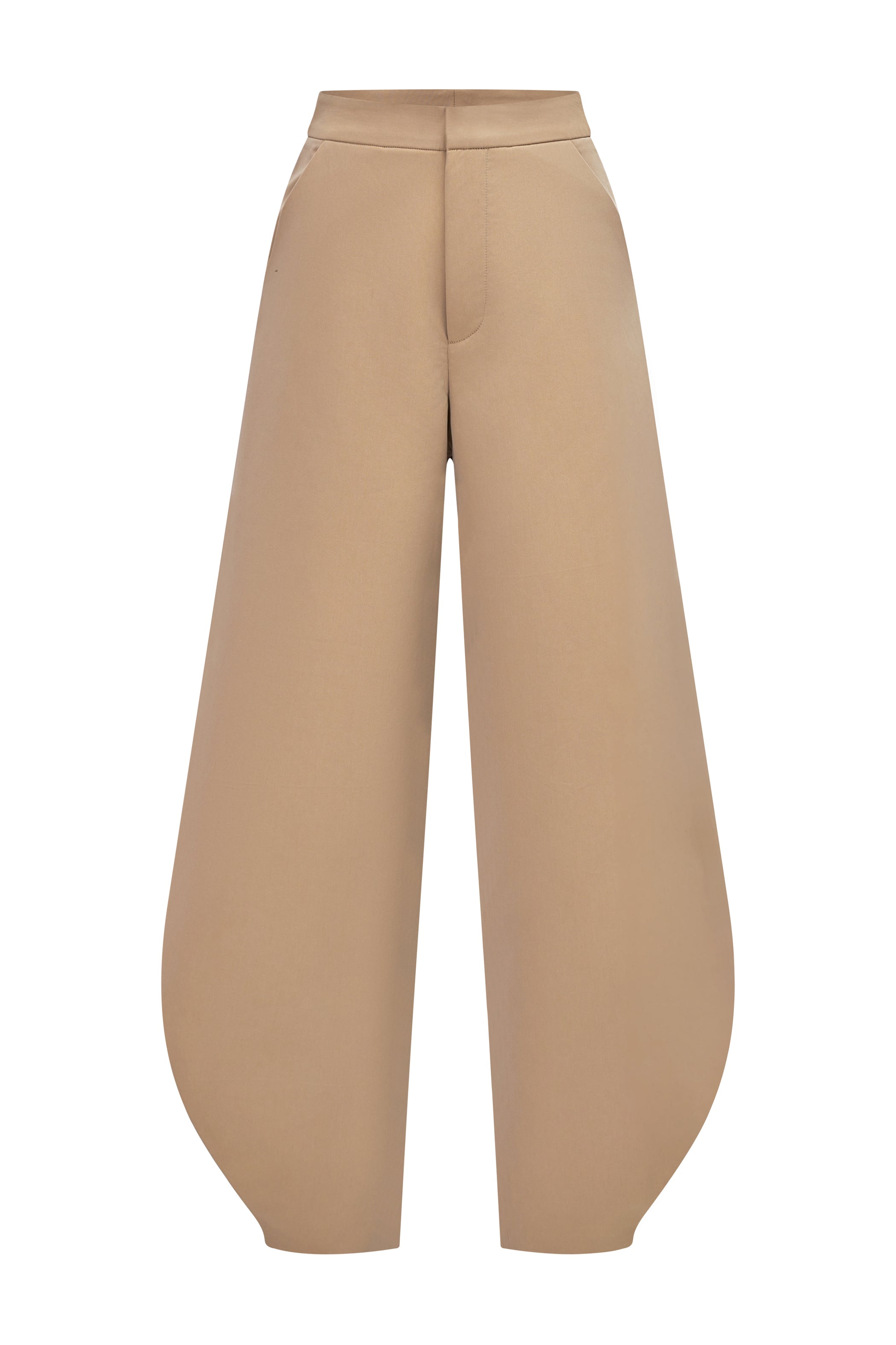 Kenzie Tulip Wide Leg Taffeta Ankle Length Pants