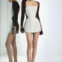 Ballet Hourglass Corset Taffeta Mini Dress