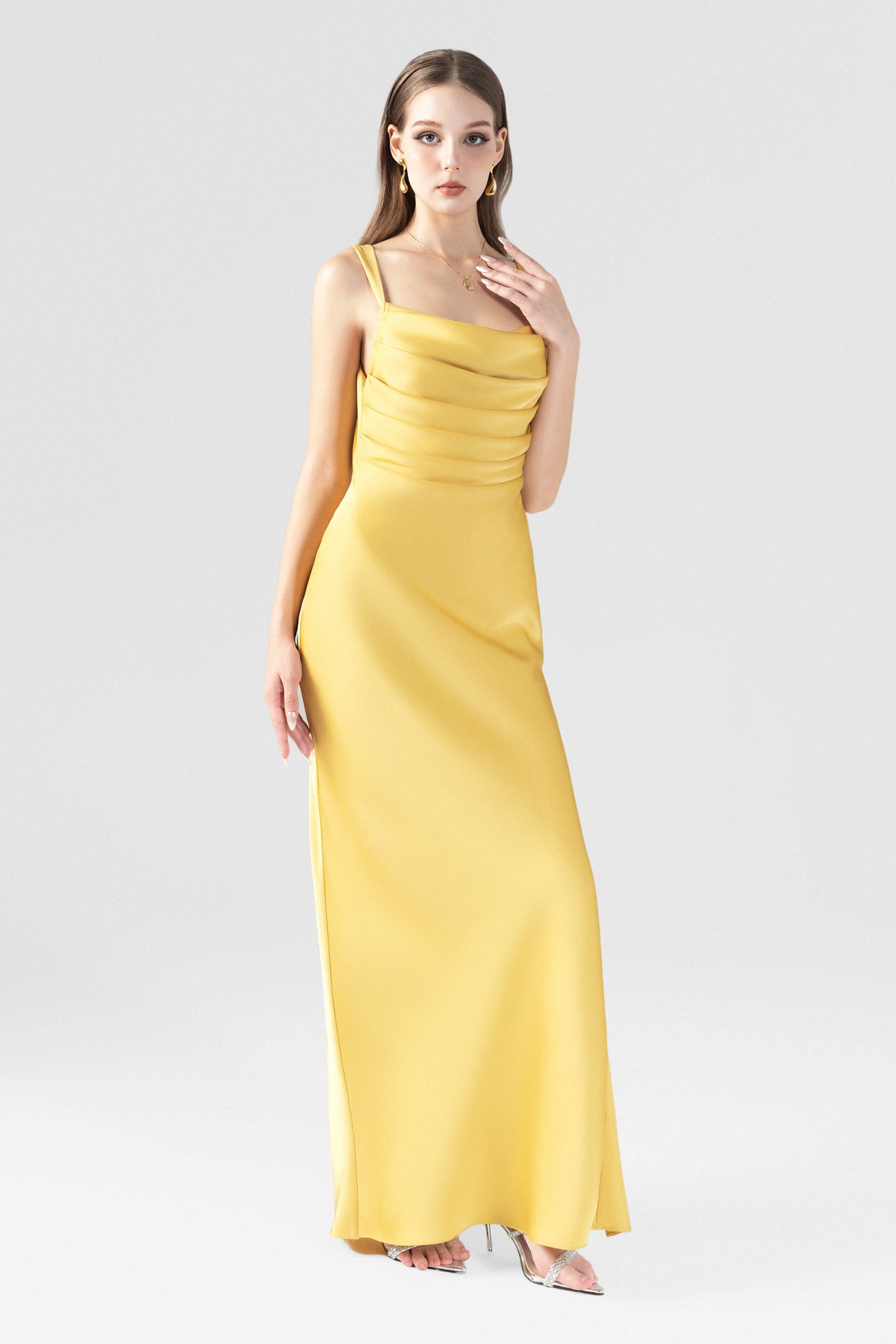Breathe Effulgent Back Cut Out Maxi Dress