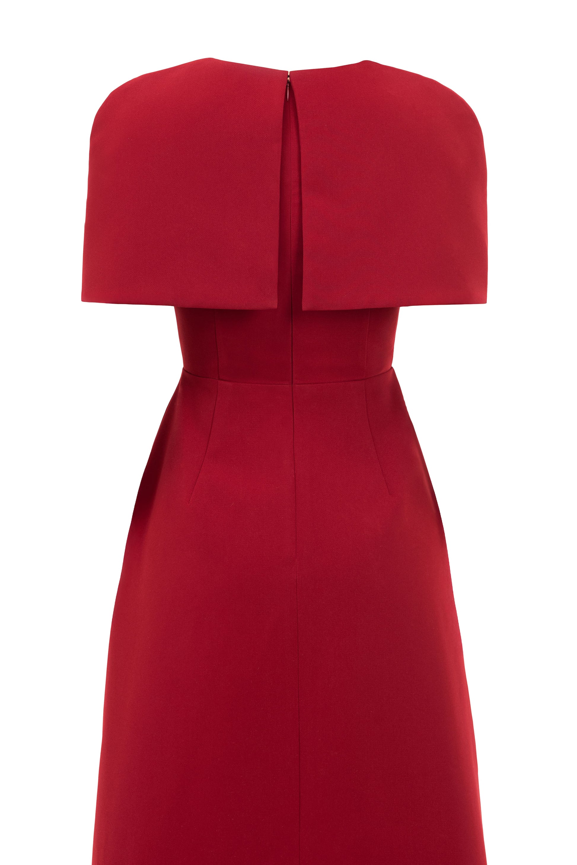 Ruby Cape Sleeve Midi Dress