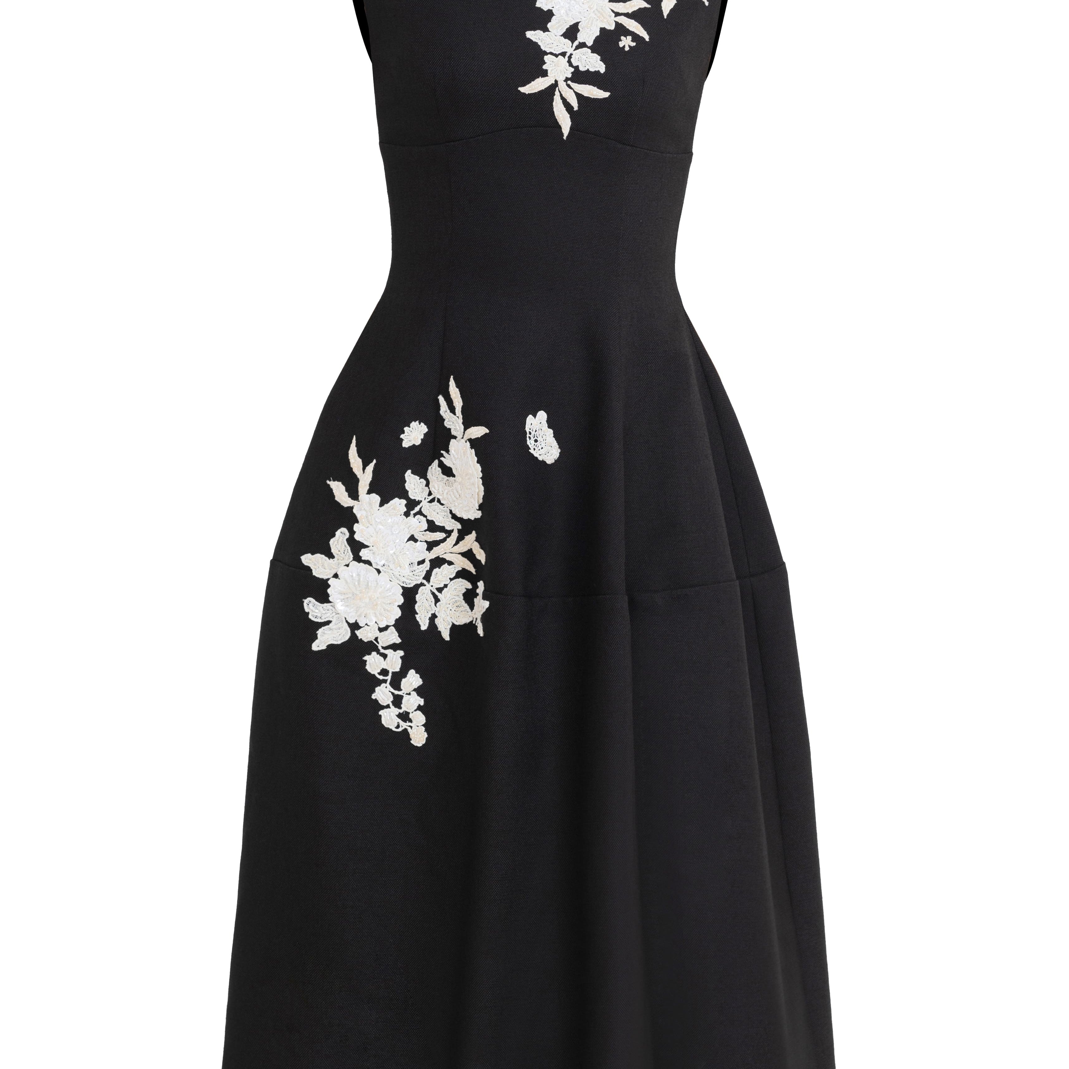 Floréa Embroidery Midi Dress