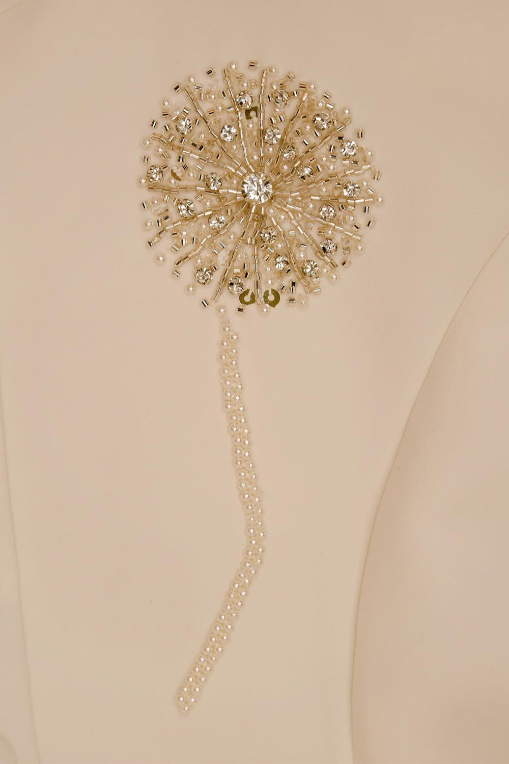 Milana Hourglass Button Poly Silk Jacket