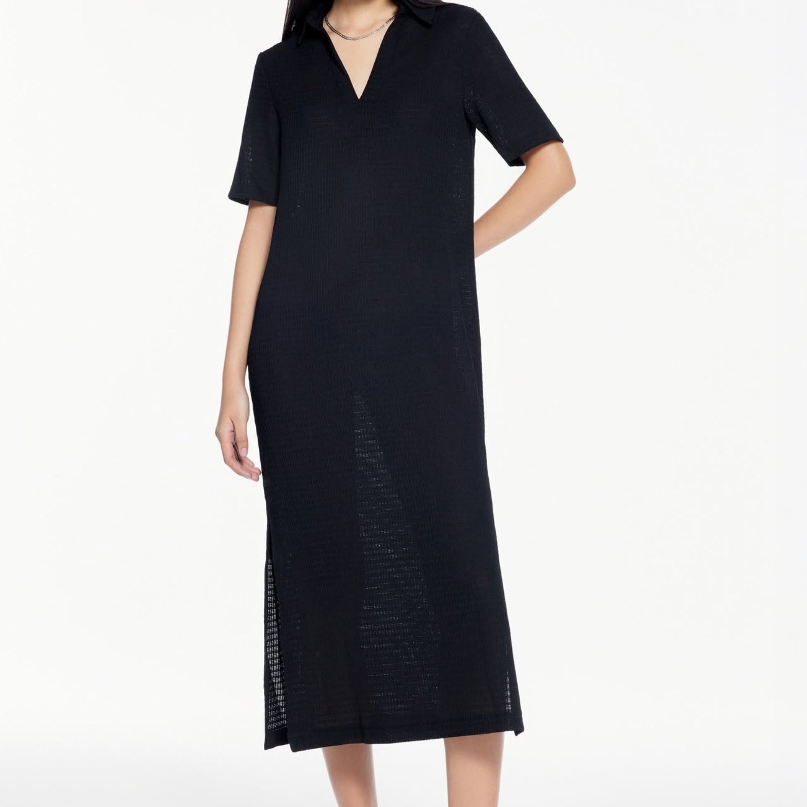 Marie V-Neck Midi Dress