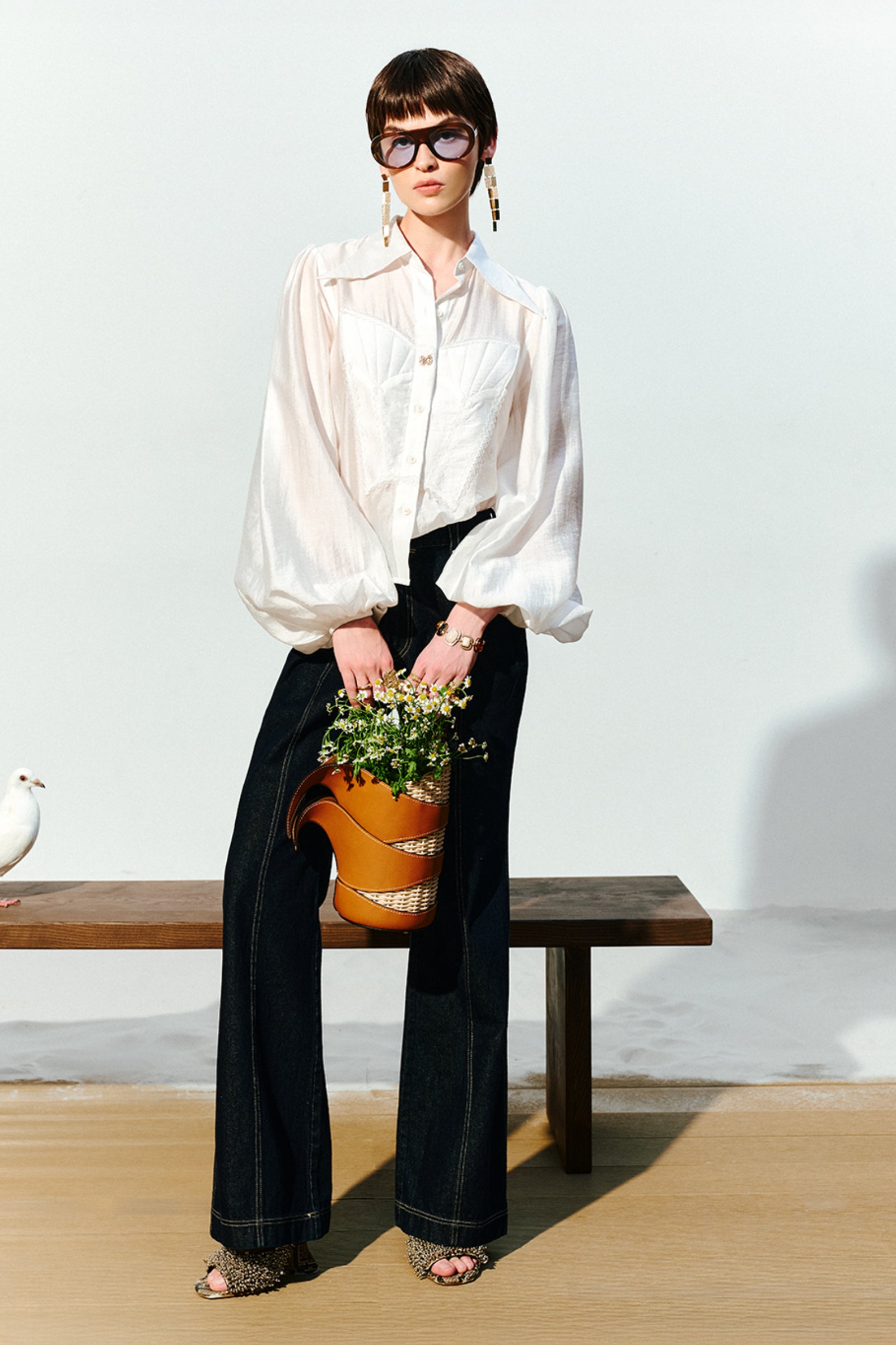 Helena Bishop Sleeve Shirt