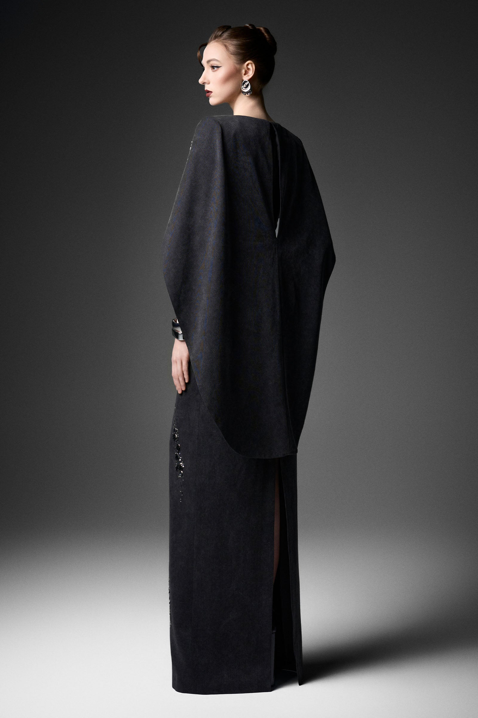 Nacre Boat Neck Maxi Dress