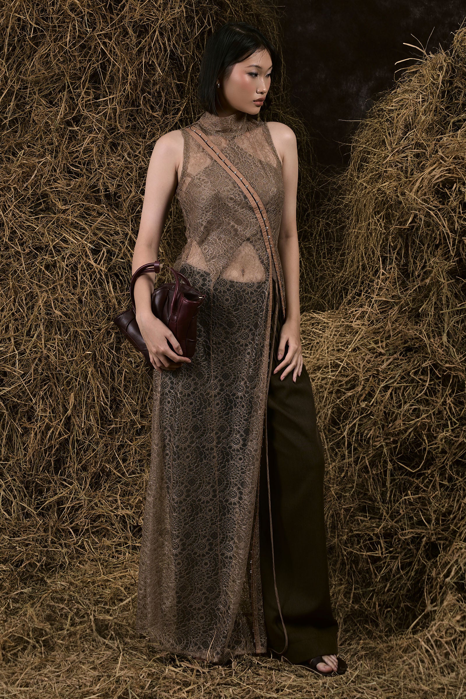 Soi Nang High Neck Ao Dai