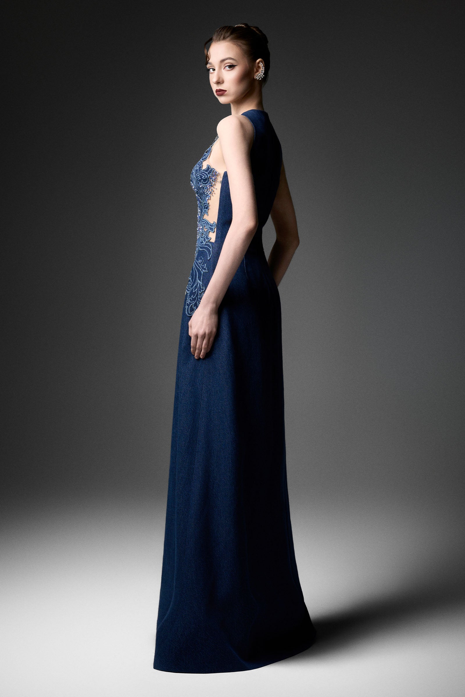 Caelis Embroidery Maxi Dress