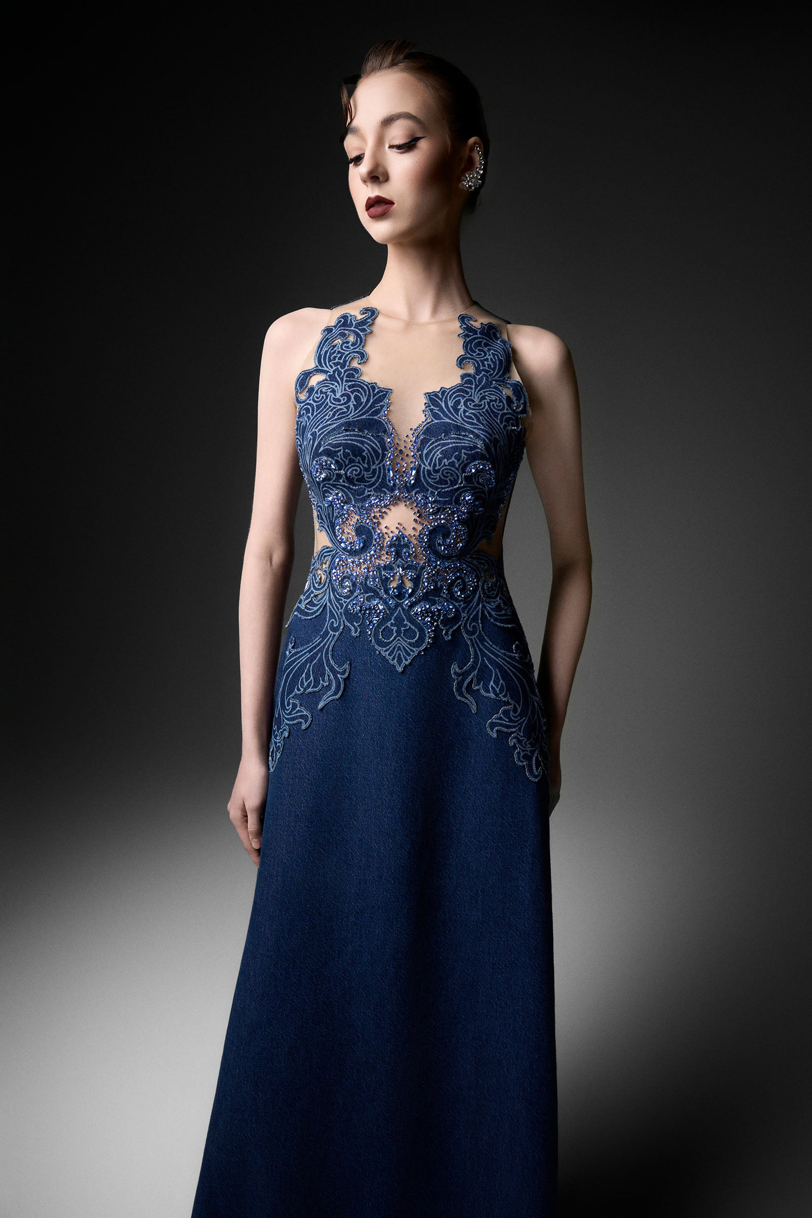 Caelis Embroidery Maxi Dress