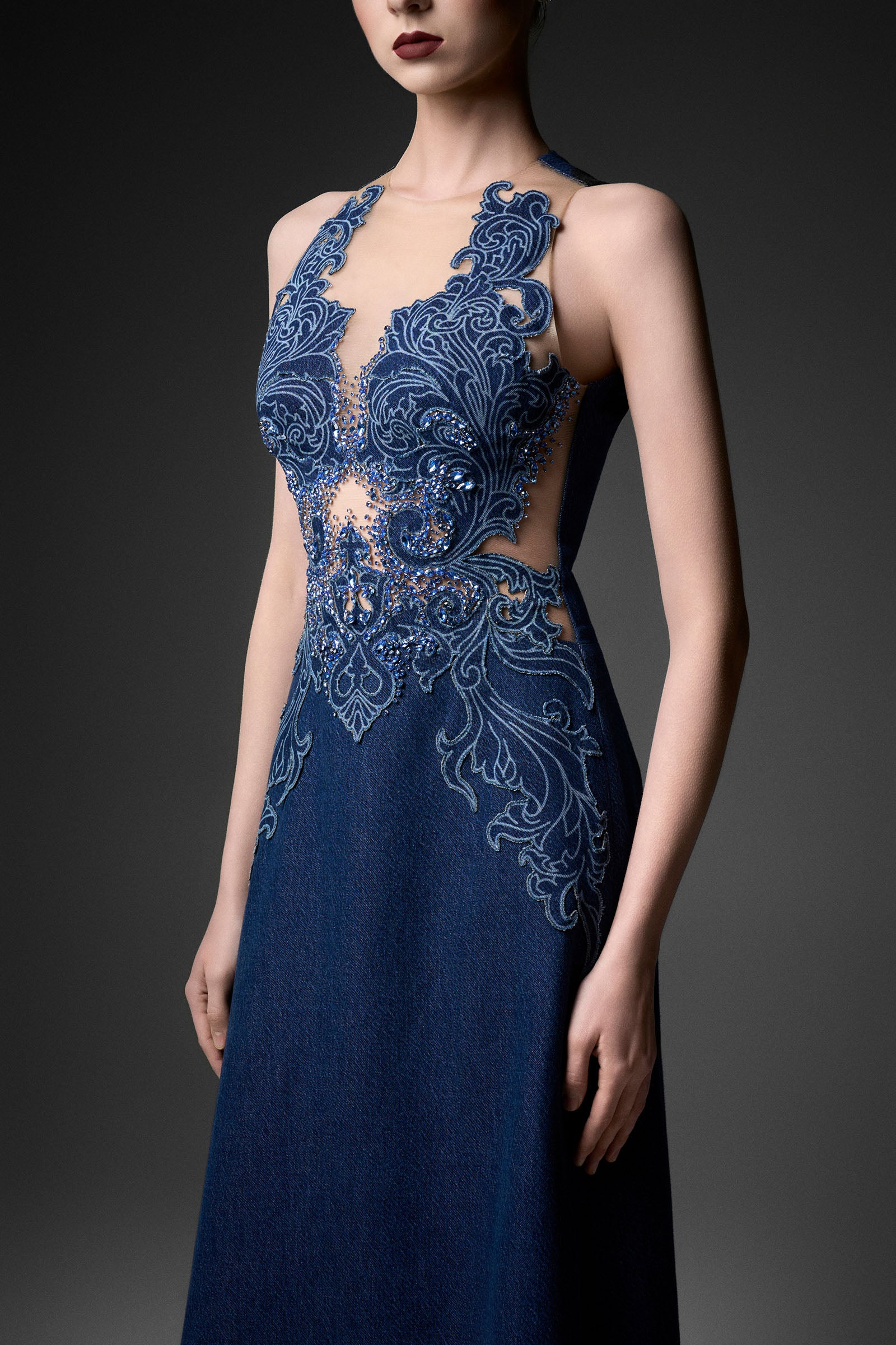 Caelis Embroidery Maxi Dress