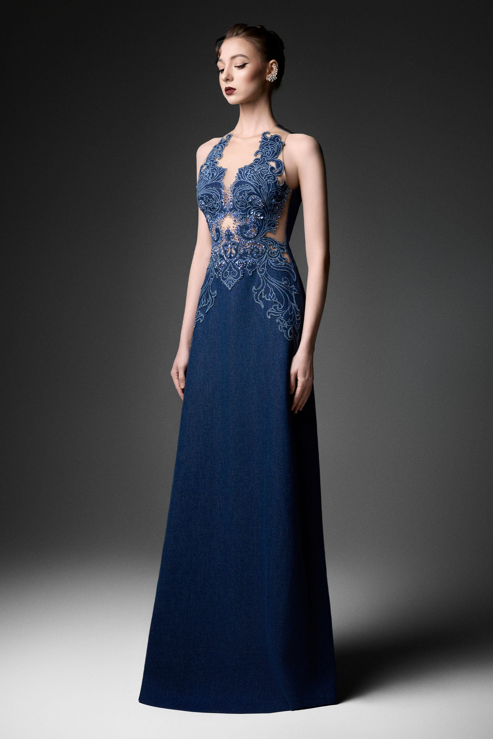 Caelis Embroidery Maxi Dress
