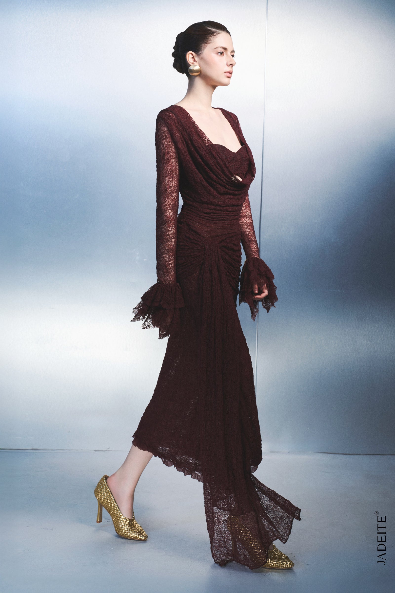 Tina Draped Midi Dress