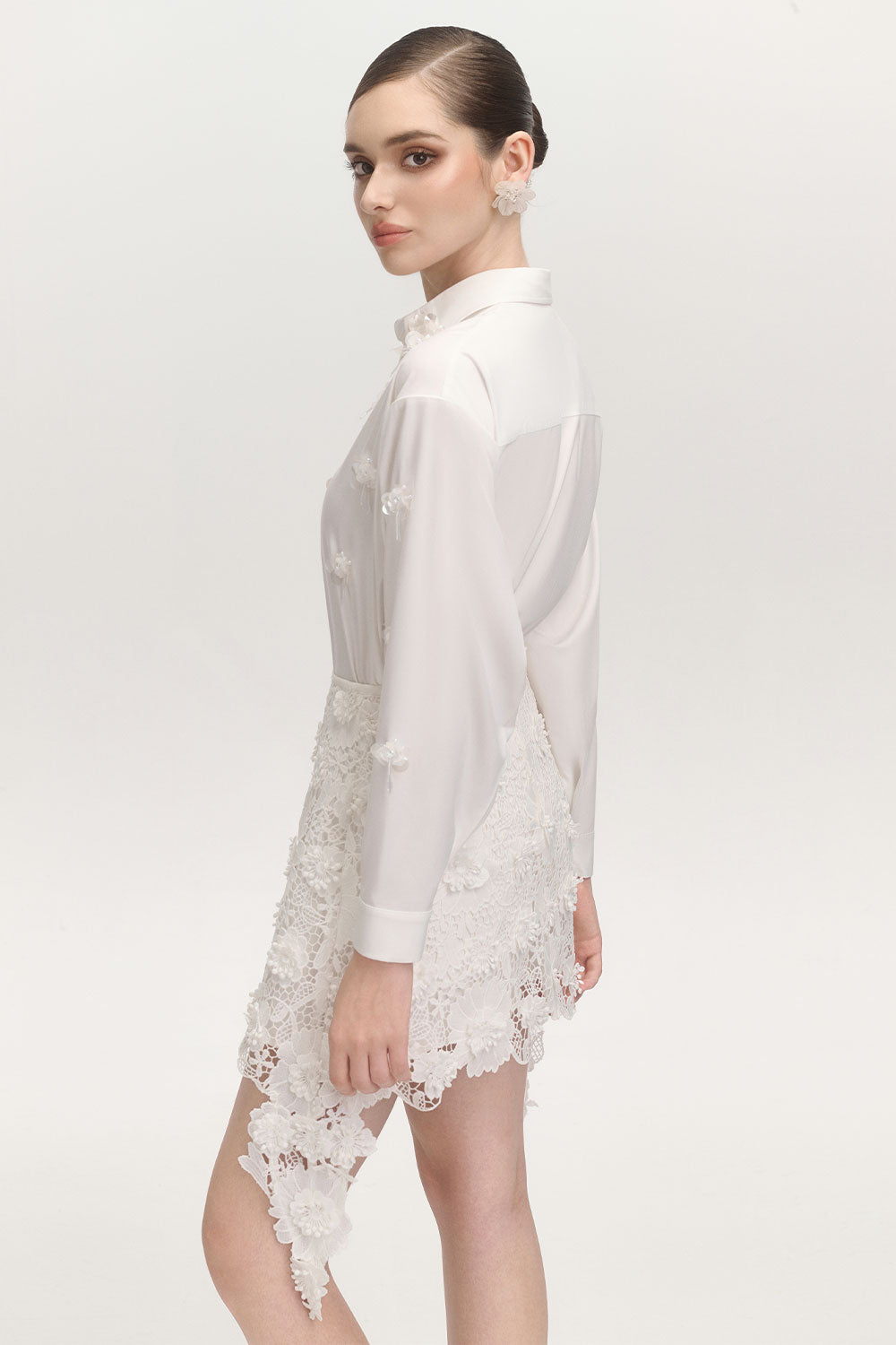 Bloomi Straight Cuff Sleeved Poplin Shirt