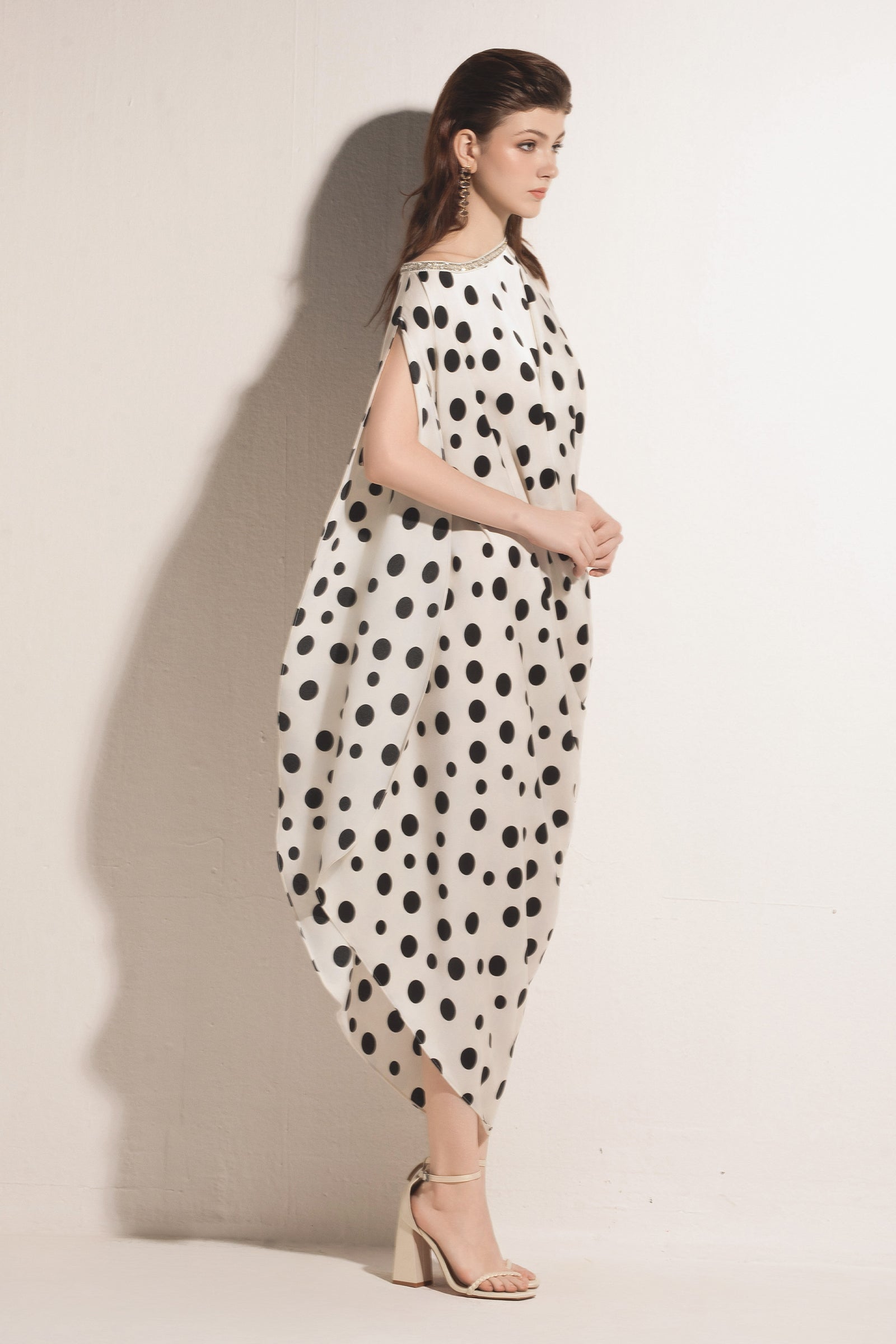 Harenne Asymmetric Maxi Dress
