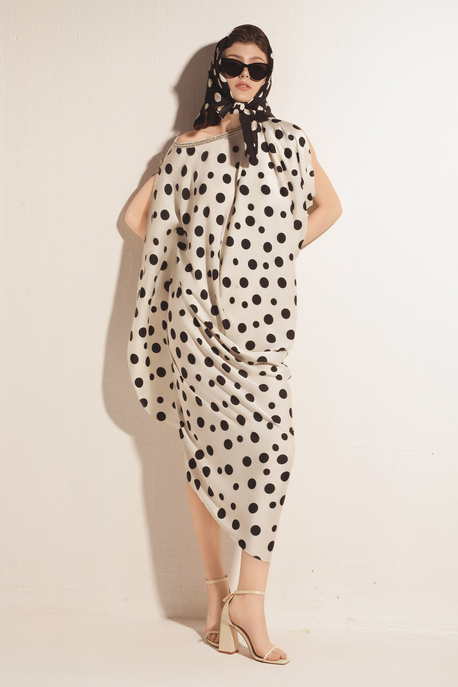 Harenne Asymmetric Maxi Dress