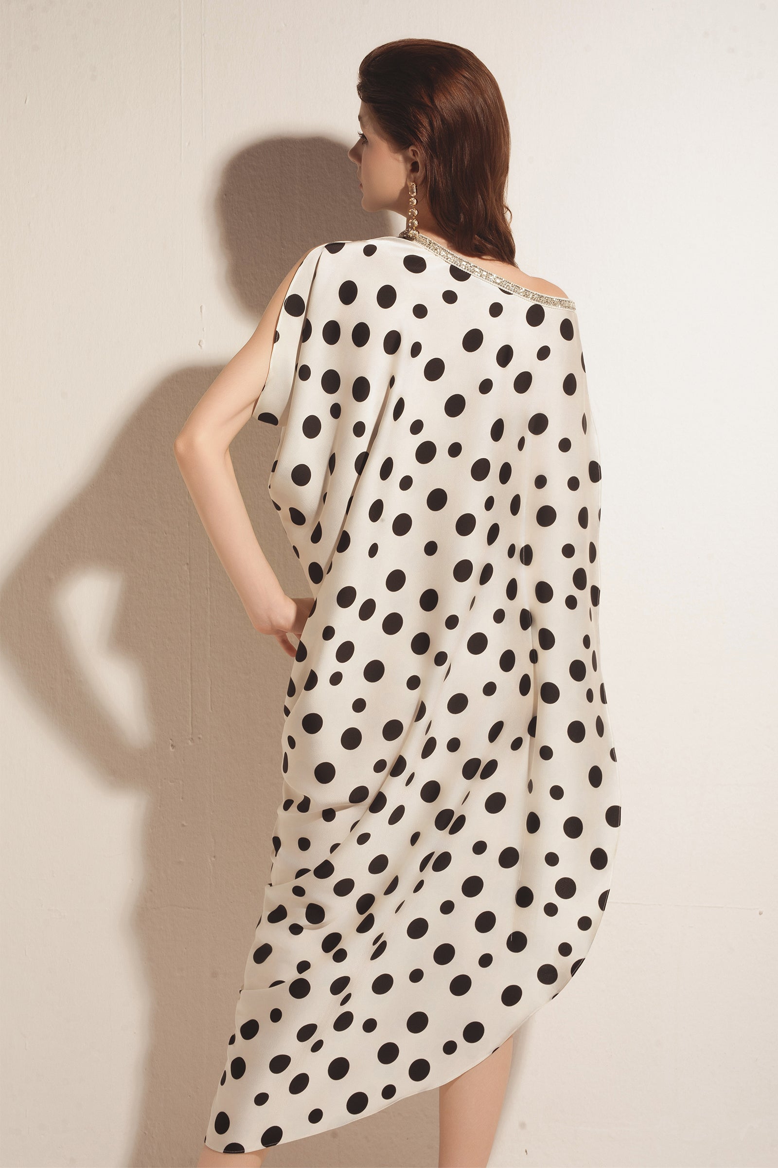 Harenne Asymmetric Maxi Dress