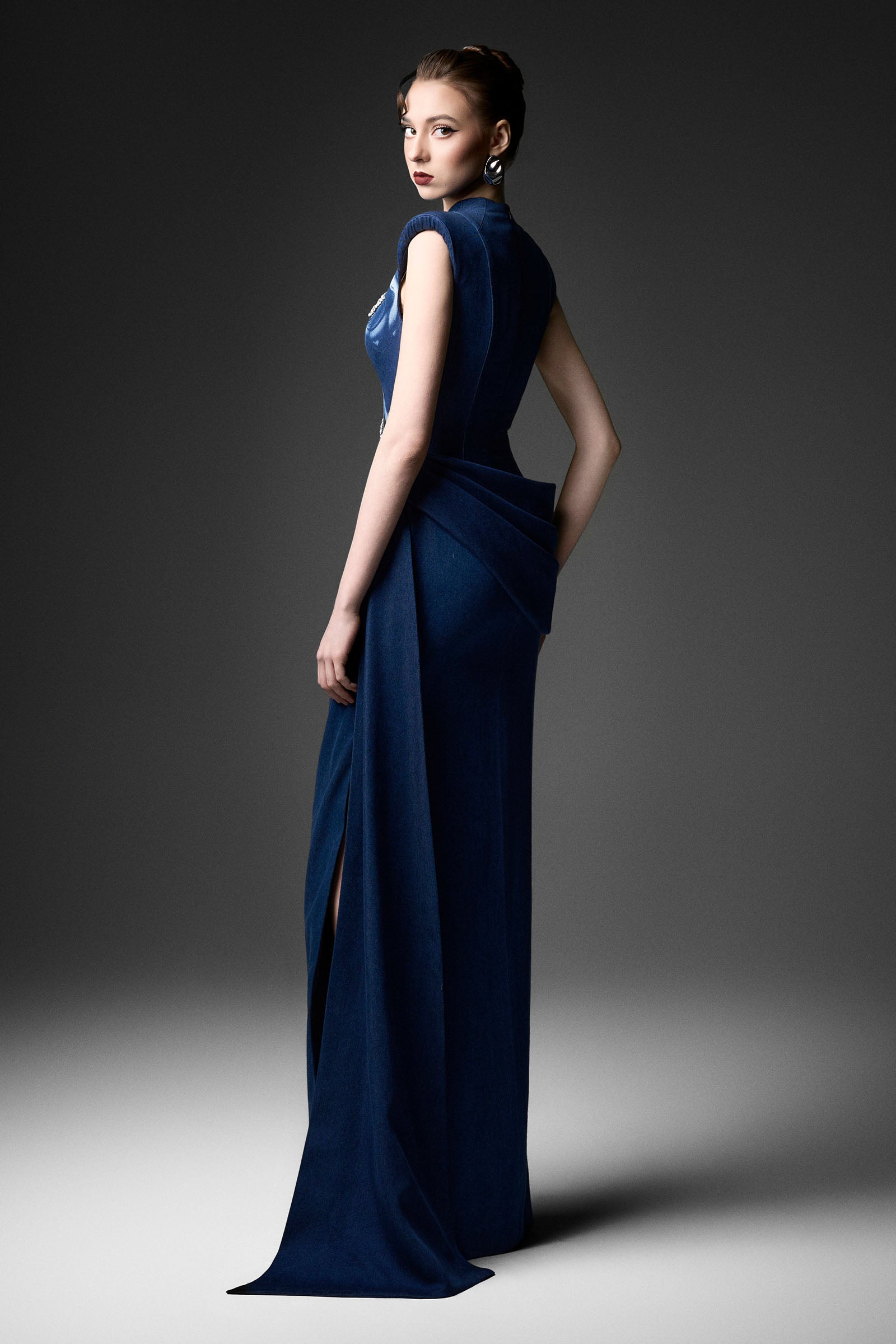 Elisia Draped Maxi Dress