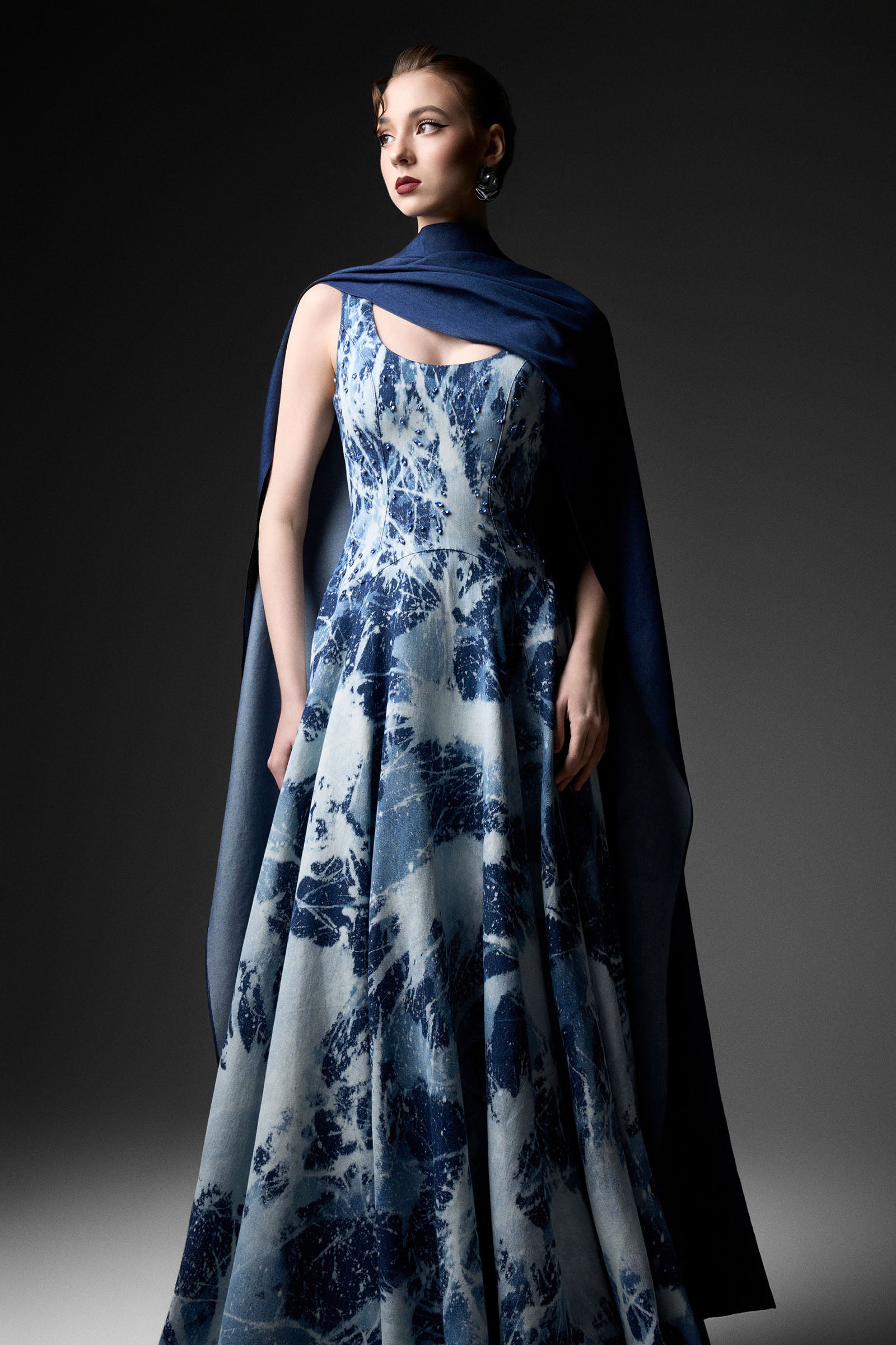 Zephyra Scoop Neck Maxi Dress