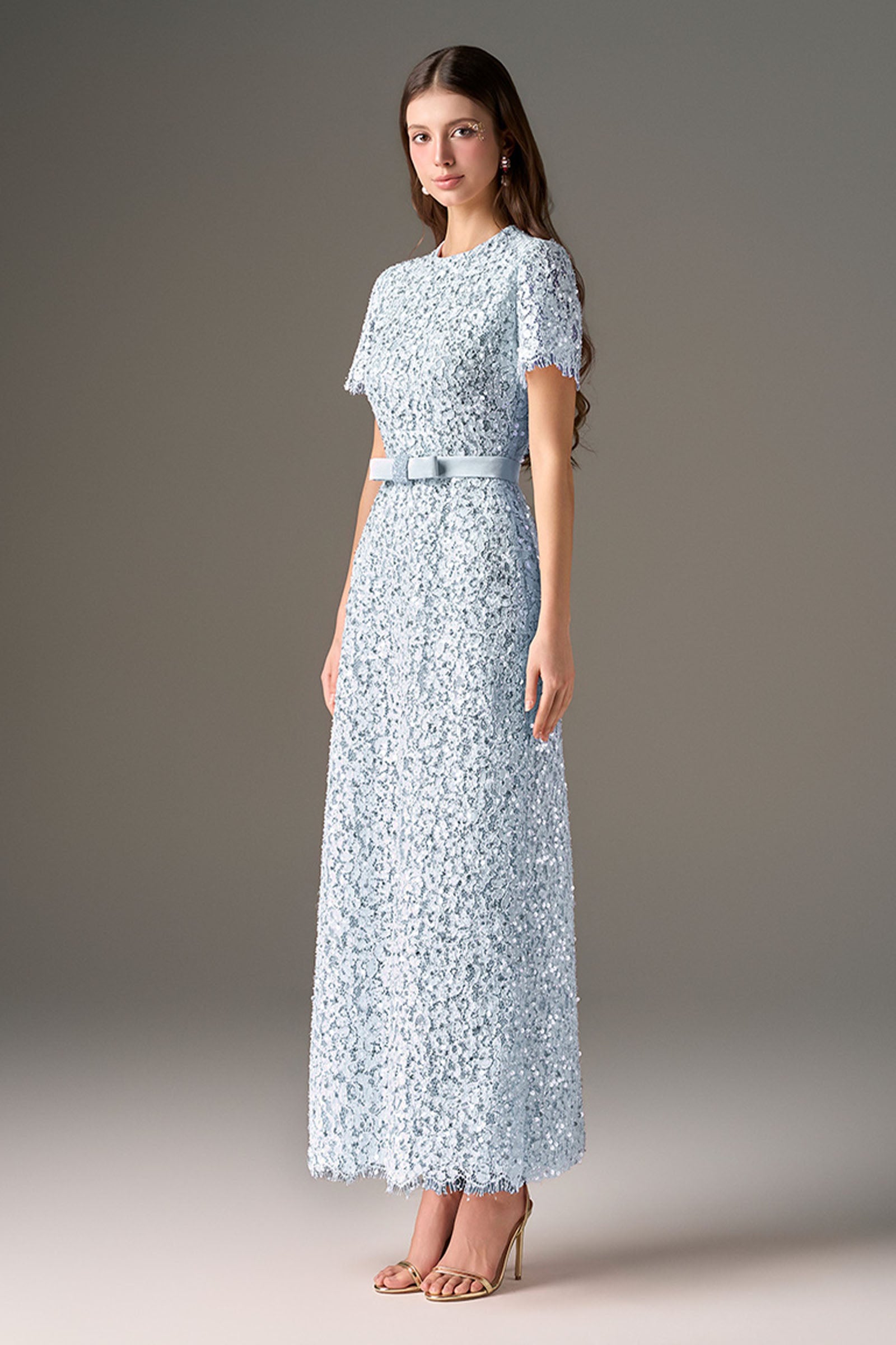 Auri Round Neck Maxi Dress