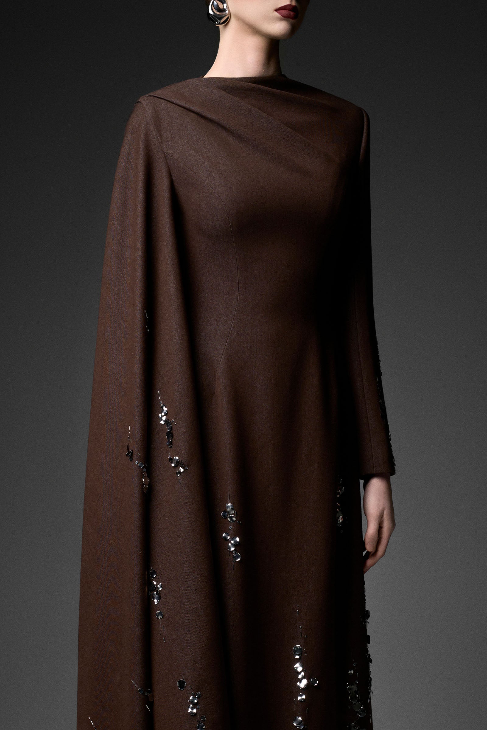 Évanie Sequin Maxi Dress