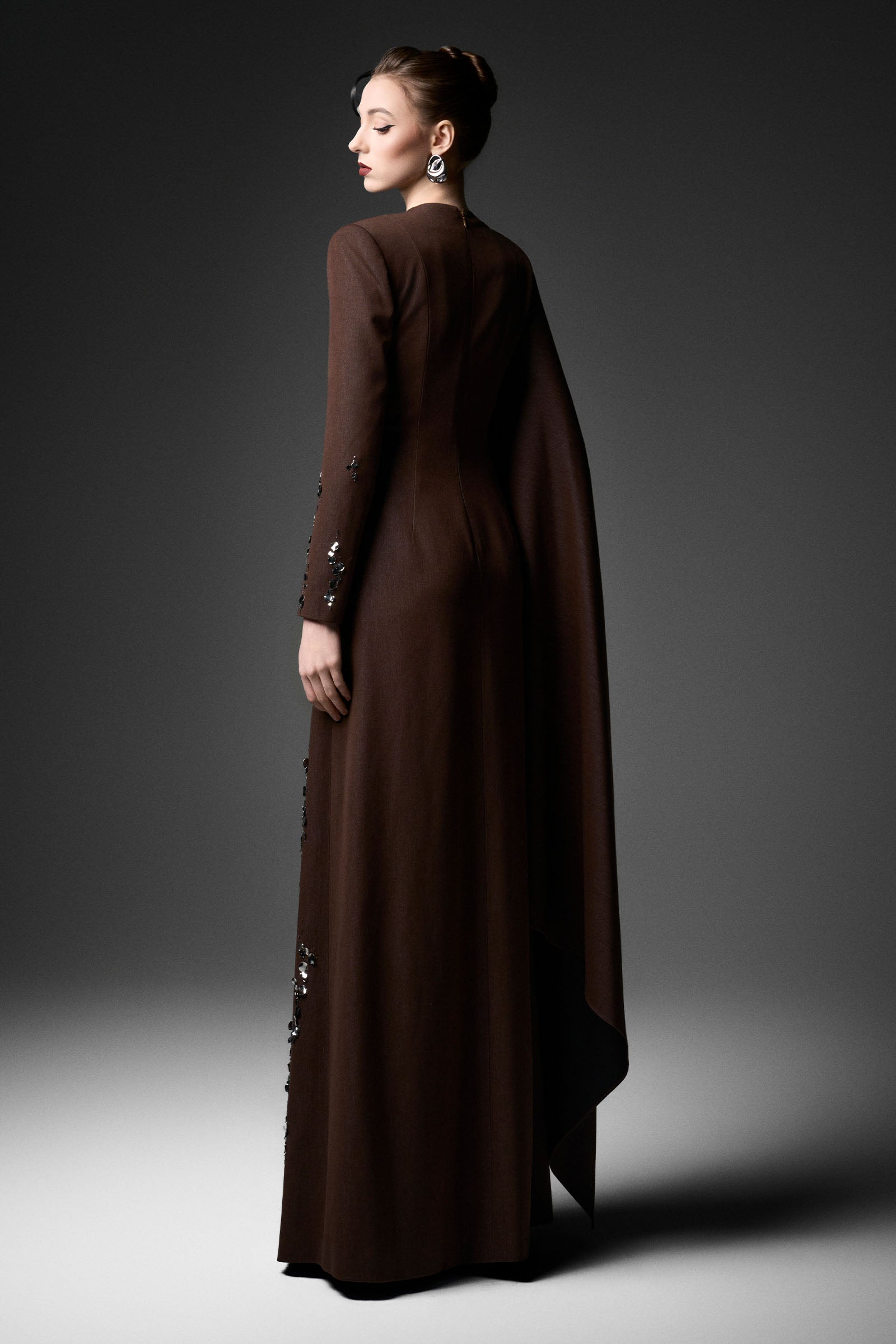 Évanie Sequin Maxi Dress