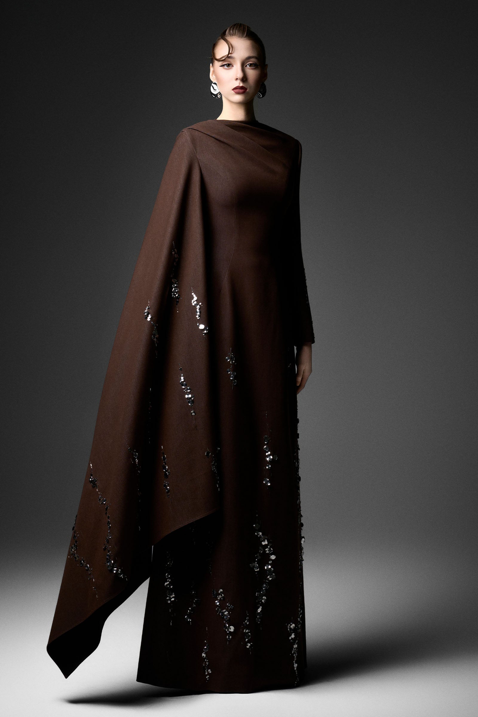 Évanie Sequin Maxi Dress